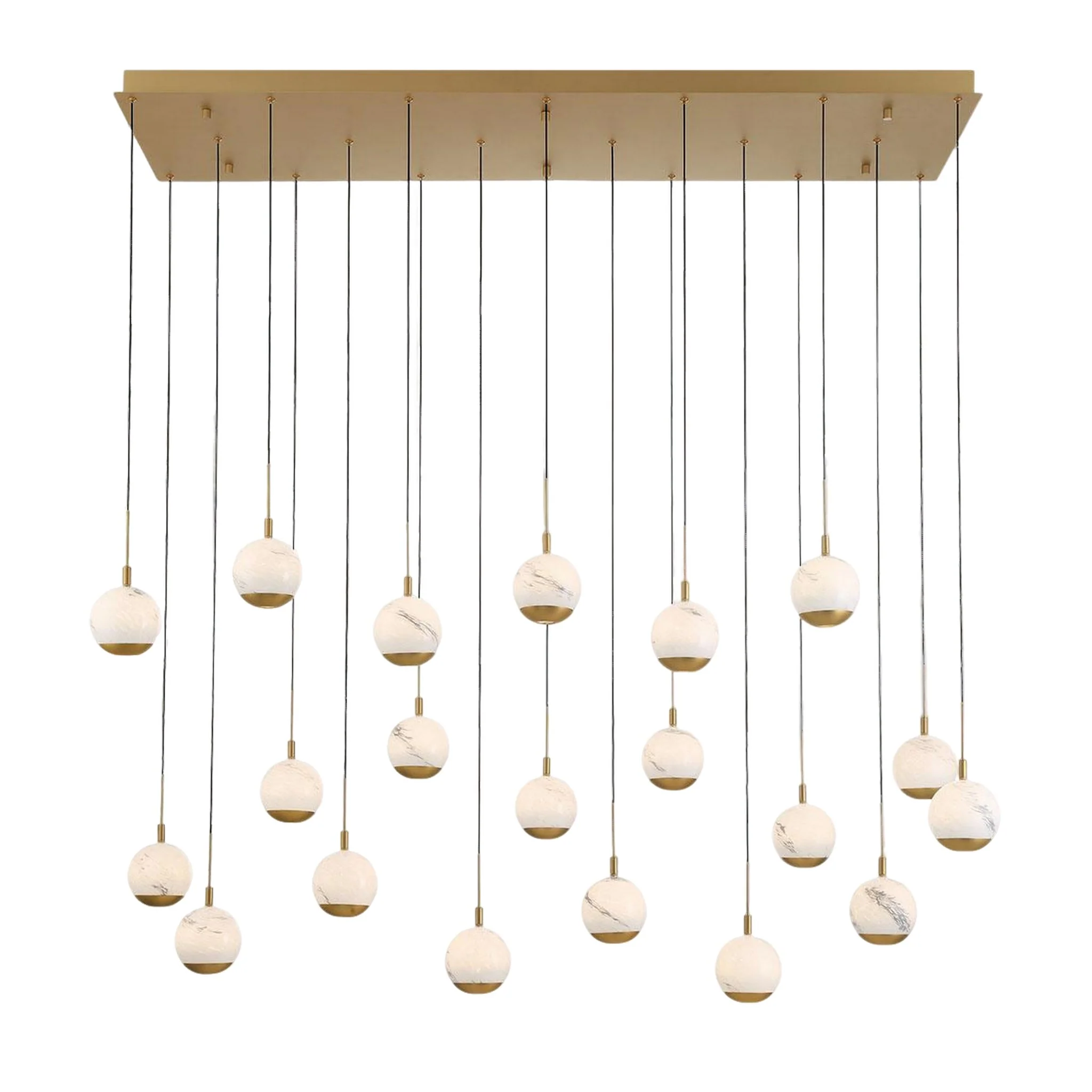 BAVENO RECTANGULAR LED CHANDELIER (MULTIPLE SIZES) - Image 18