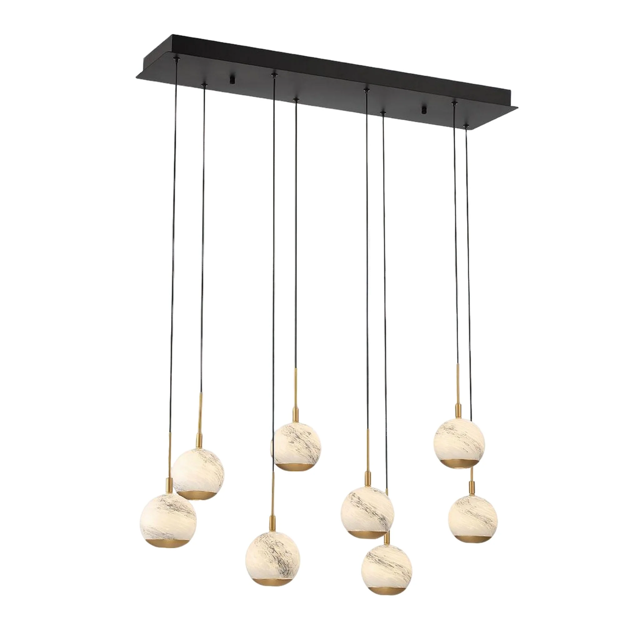 BAVENO RECTANGULAR LED CHANDELIER (MULTIPLE SIZES) - Image 3