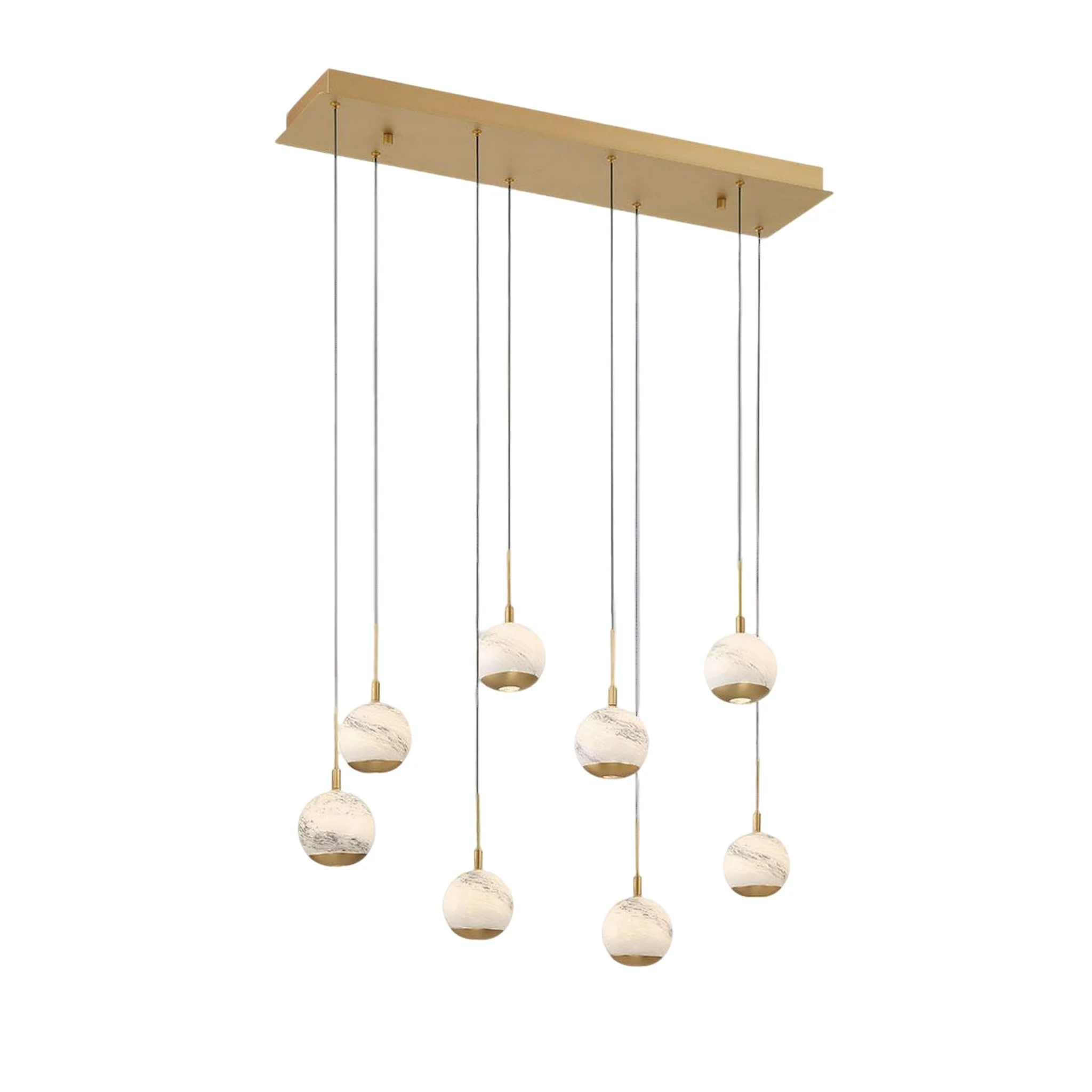 BAVENO RECTANGULAR LED CHANDELIER (MULTIPLE SIZES) - Image 4