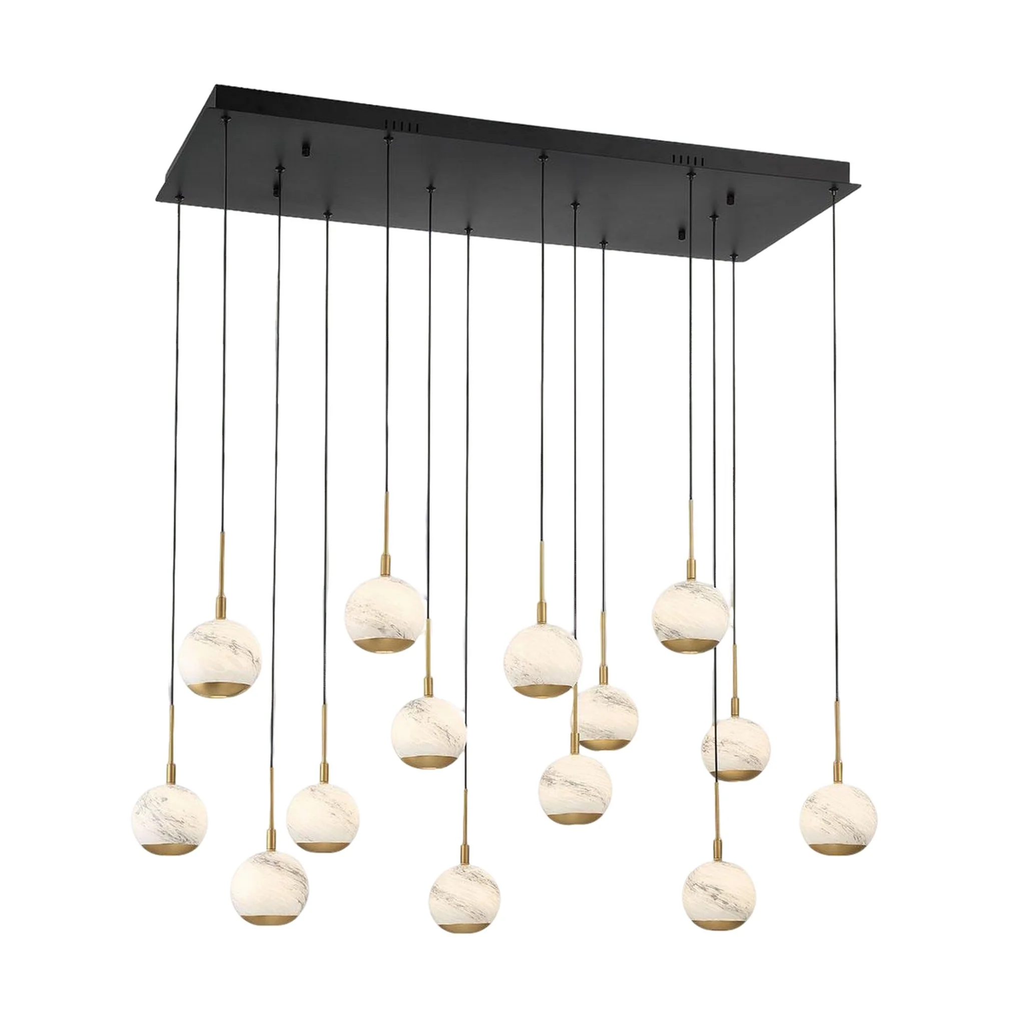 BAVENO RECTANGULAR LED CHANDELIER (MULTIPLE SIZES) - Image 5