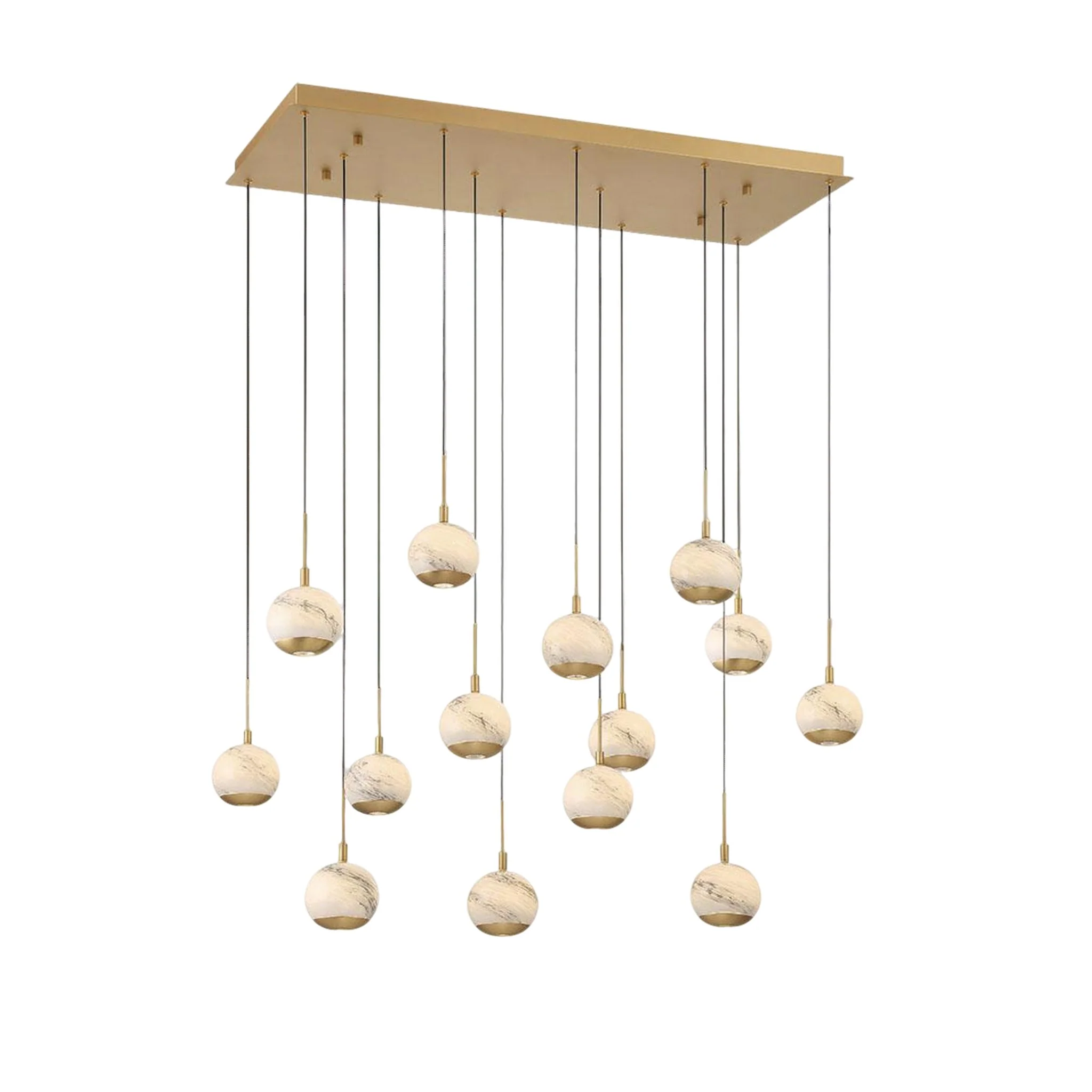 BAVENO RECTANGULAR LED CHANDELIER (MULTIPLE SIZES) - Image 6