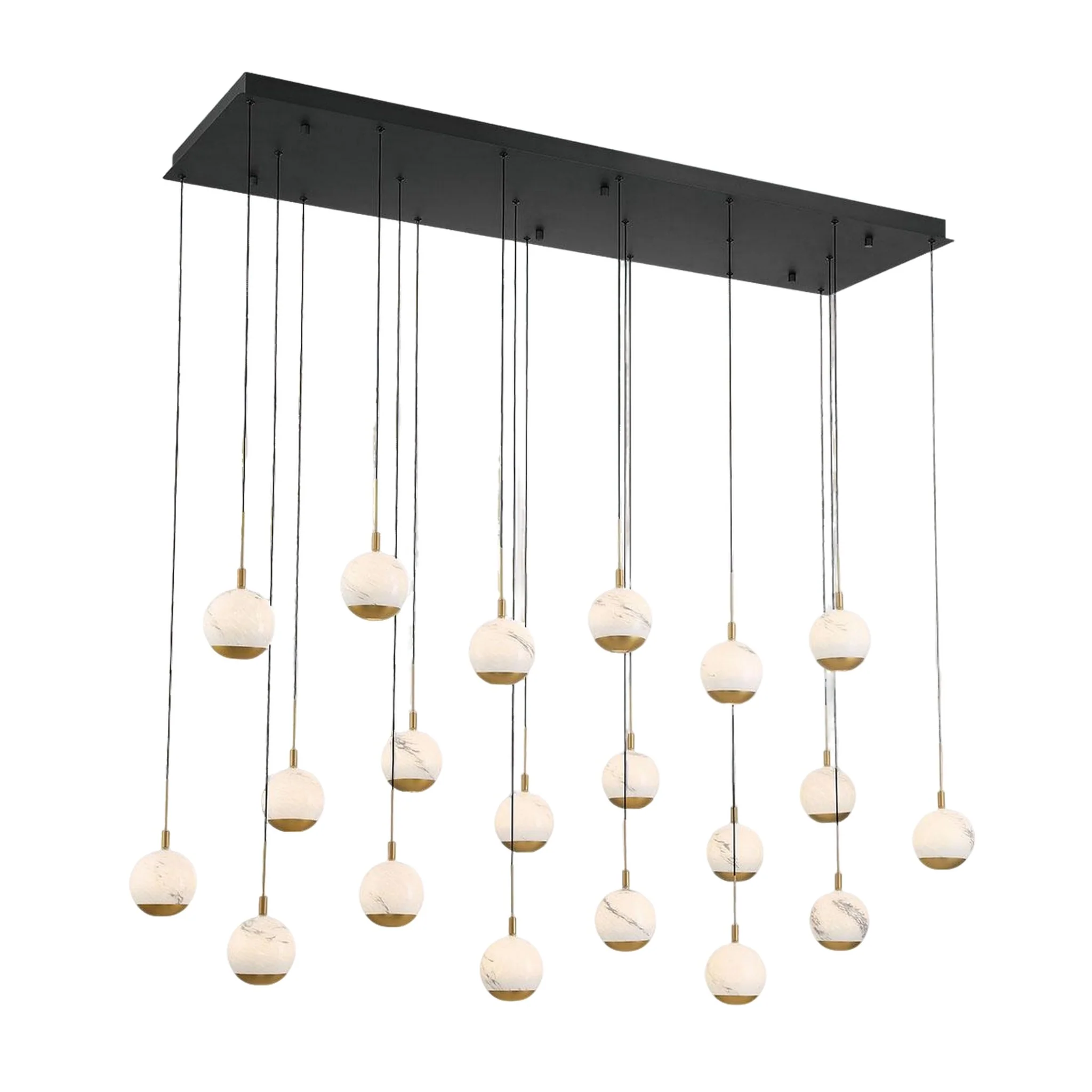 BAVENO RECTANGULAR LED CHANDELIER (MULTIPLE SIZES) - Image 7