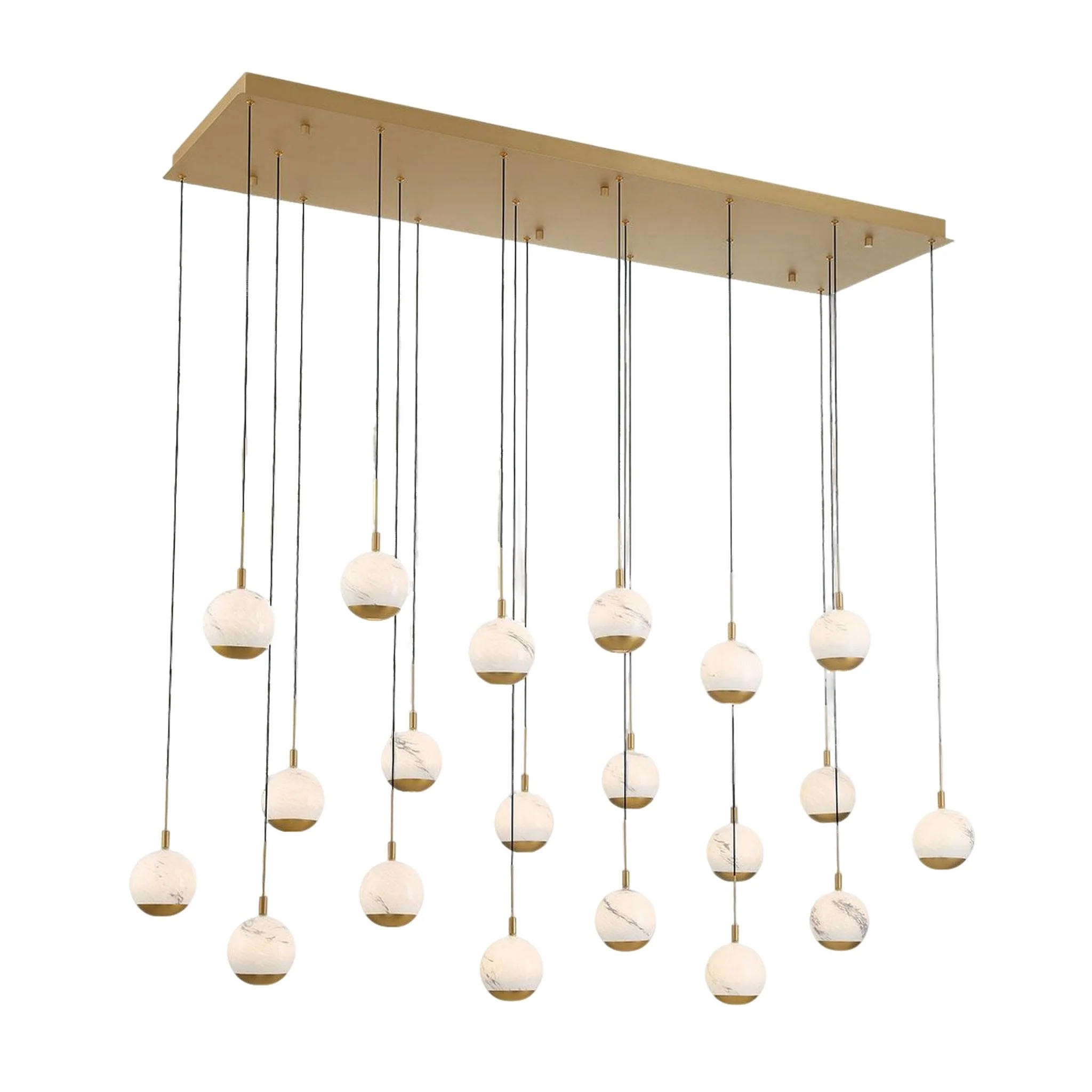 BAVENO RECTANGULAR LED CHANDELIER (MULTIPLE SIZES) - Image 8
