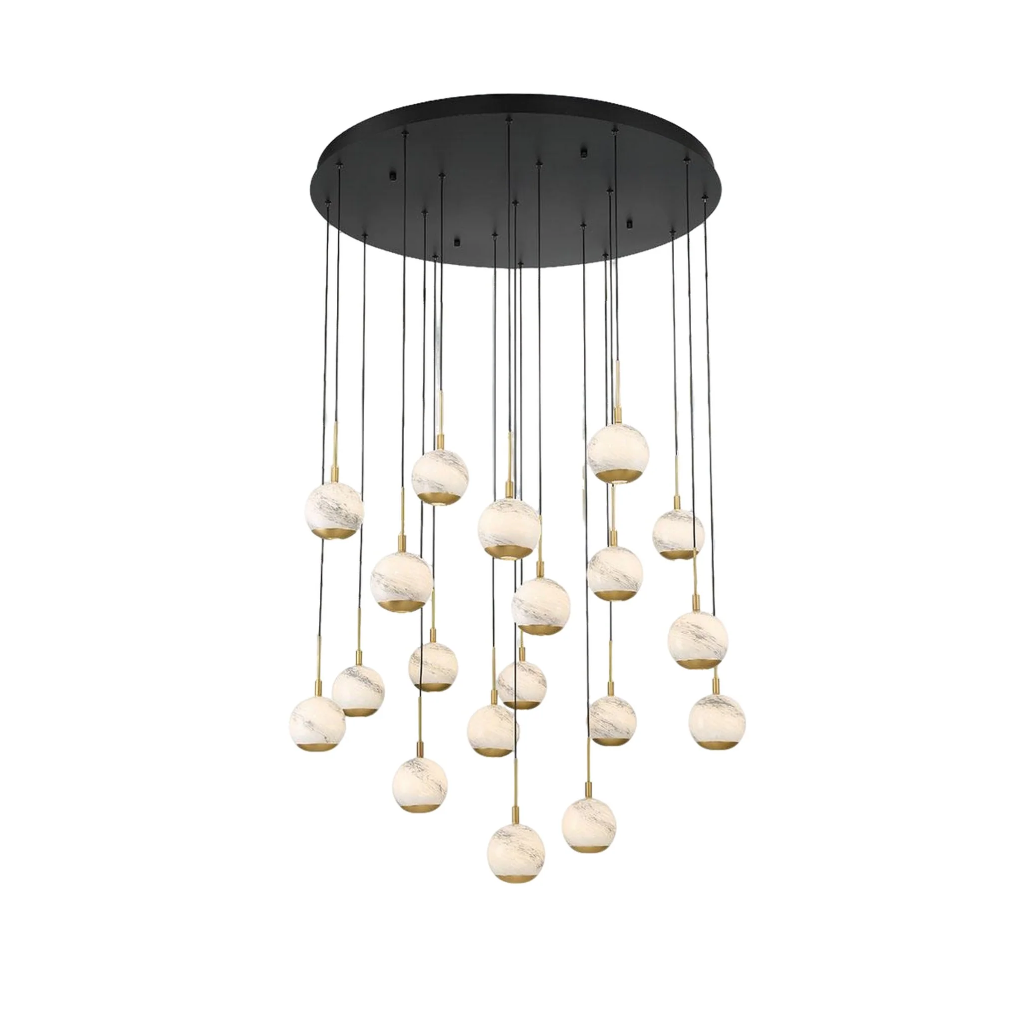 BAVENO ROUND LED CHANDELIER (MULTIPLE SIZES) - Image 5