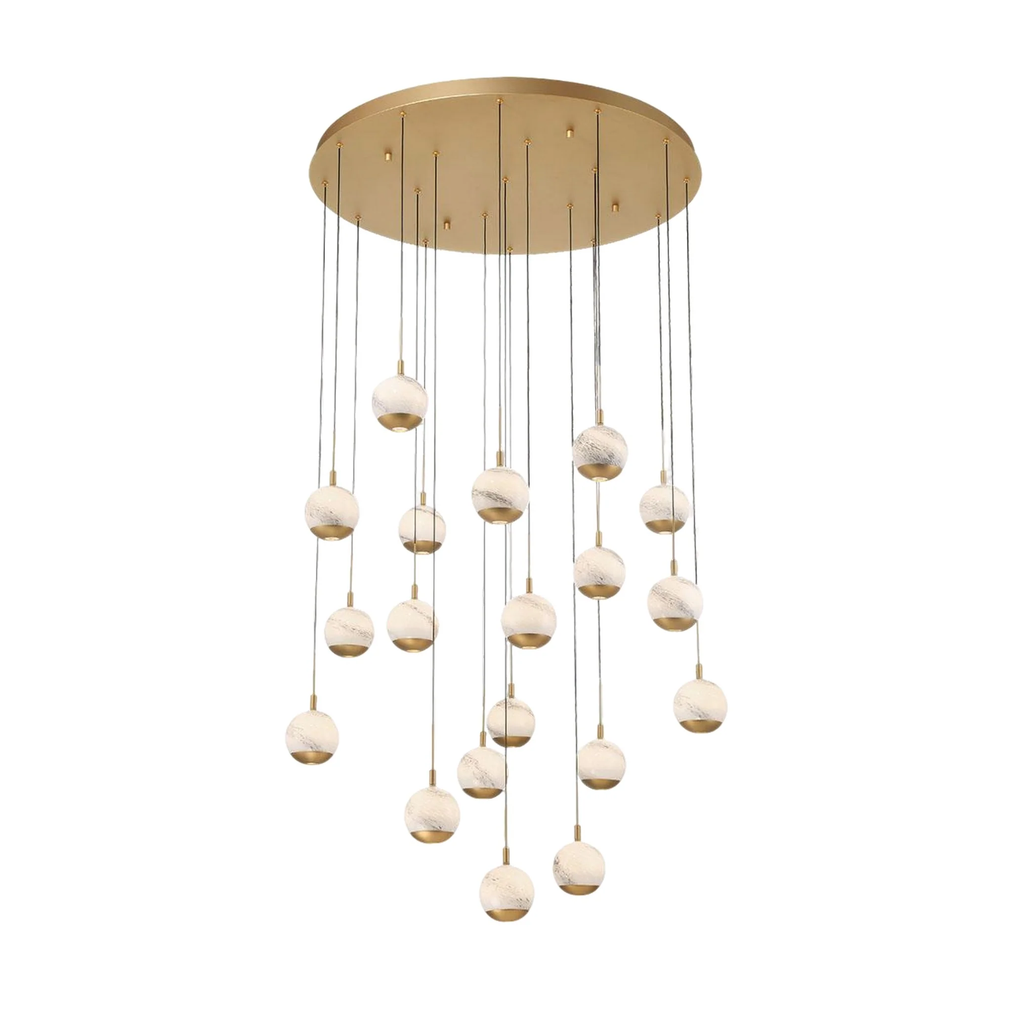 BAVENO ROUND LED CHANDELIER (MULTIPLE SIZES) - Image 6