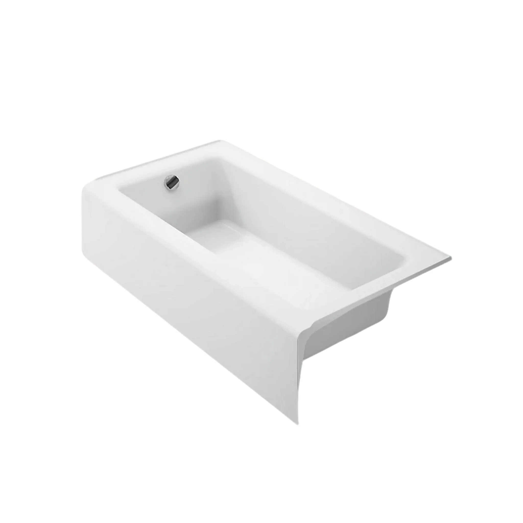 BELLWETHER RECTANGLE 60 X 32 INCHES ALCOVE BATHTUB WITH INTEGRAL APRON AND FLANGE