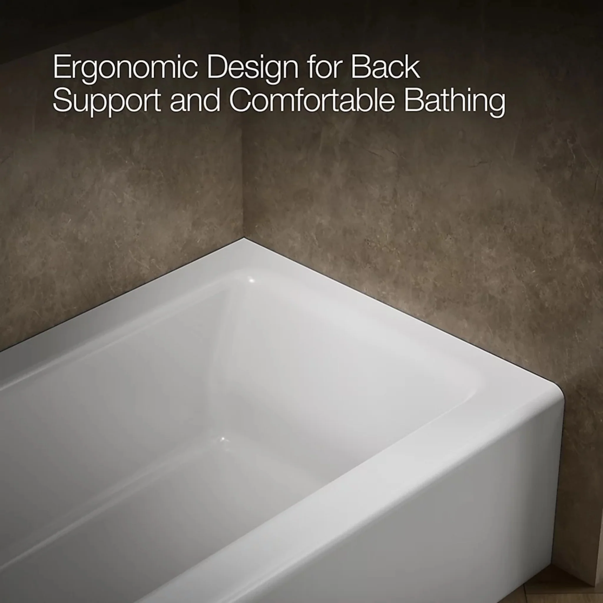 BELLWETHER RECTANGLE 60 X 32 INCHES ALCOVE BATHTUB WITH INTEGRAL APRON AND FLANGE - Image 15