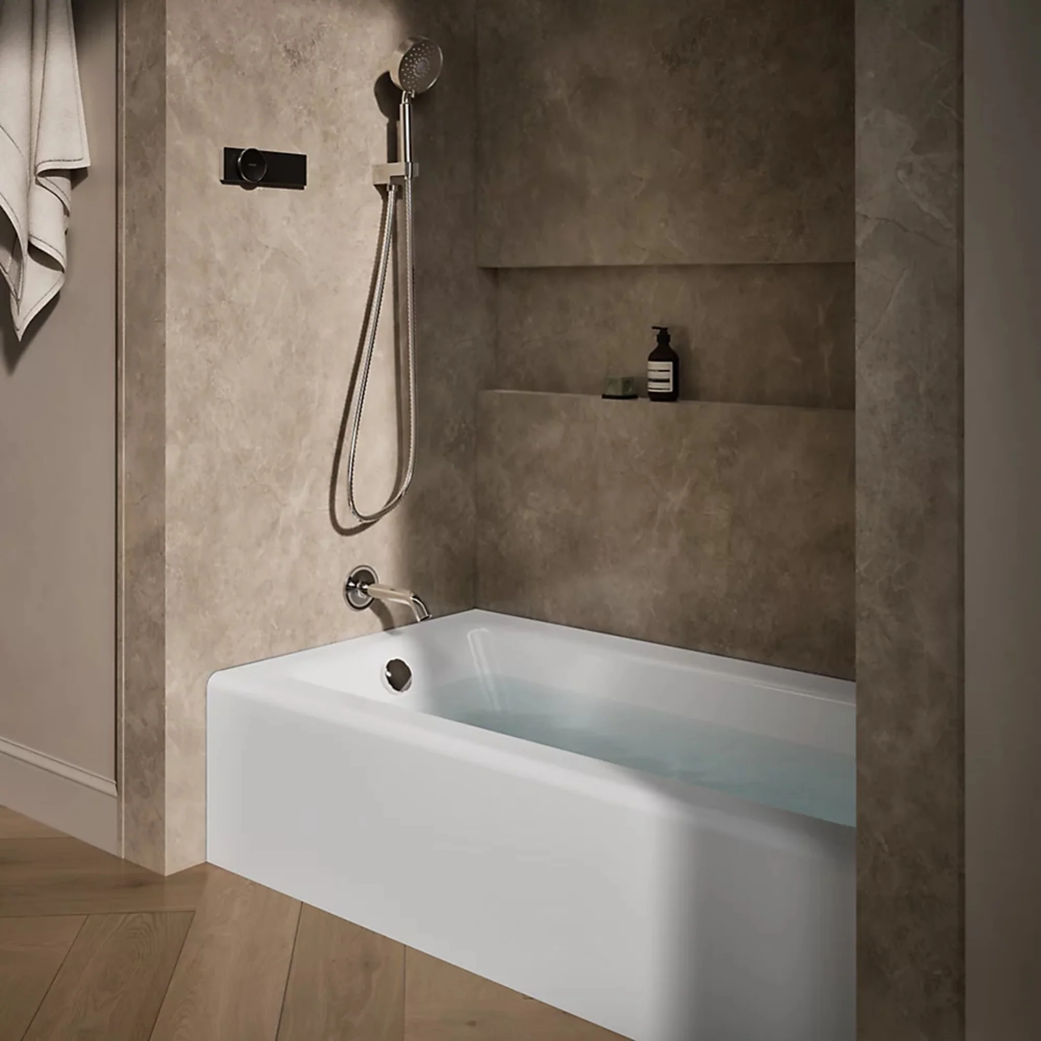 BELLWETHER RECTANGLE 60 X 32 INCHES ALCOVE BATHTUB WITH INTEGRAL APRON AND FLANGE - Image 2