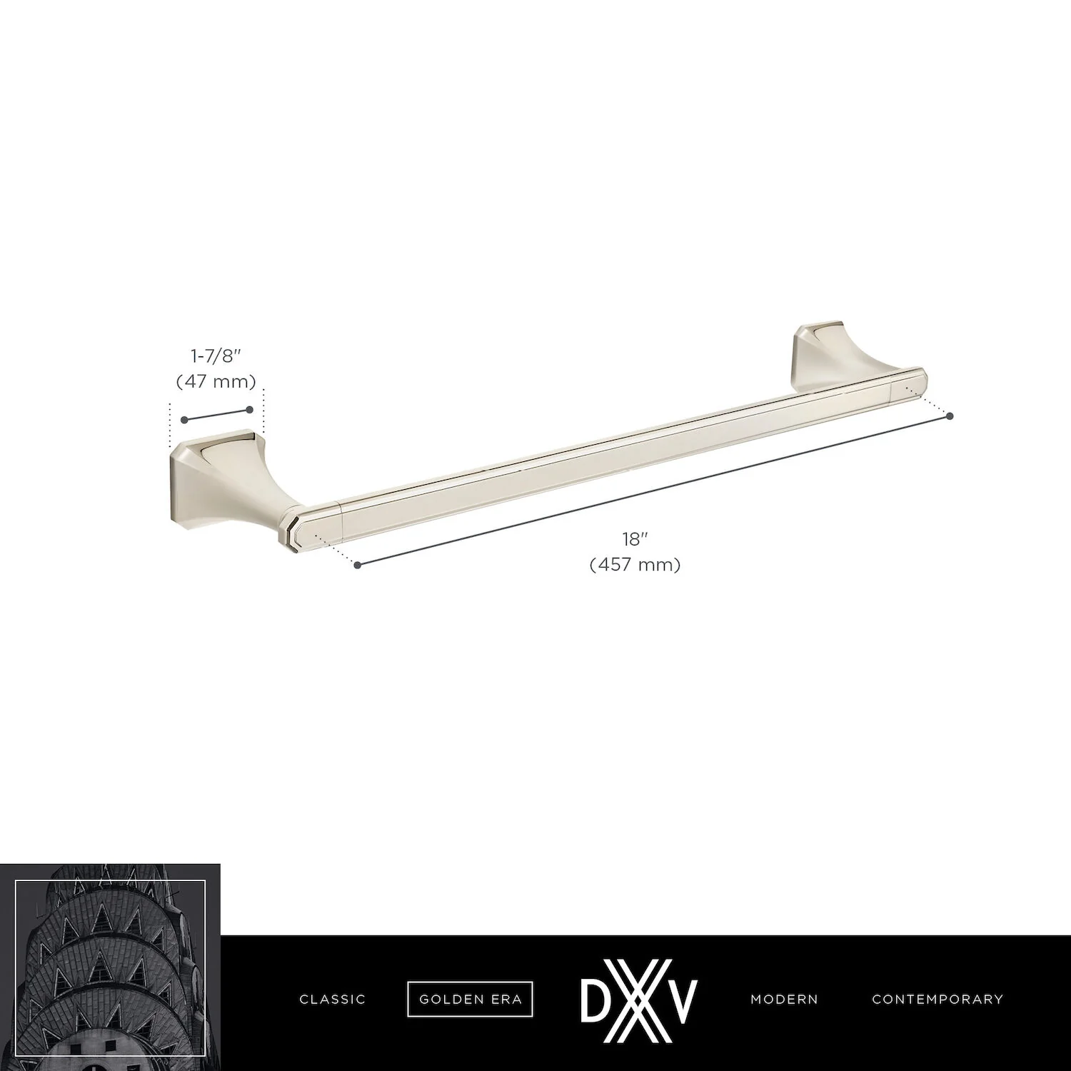 BELSHIRE 18 INCH TOWEL BAR - Image 2