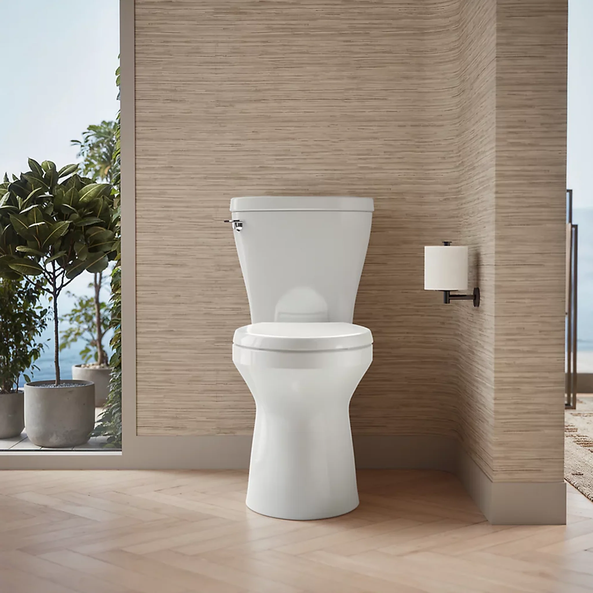 BETELLO ELONGATED TOILET BOWL WITH SKIRTED TRAPWAY, SEAT NOT INCLUDED - Image 2