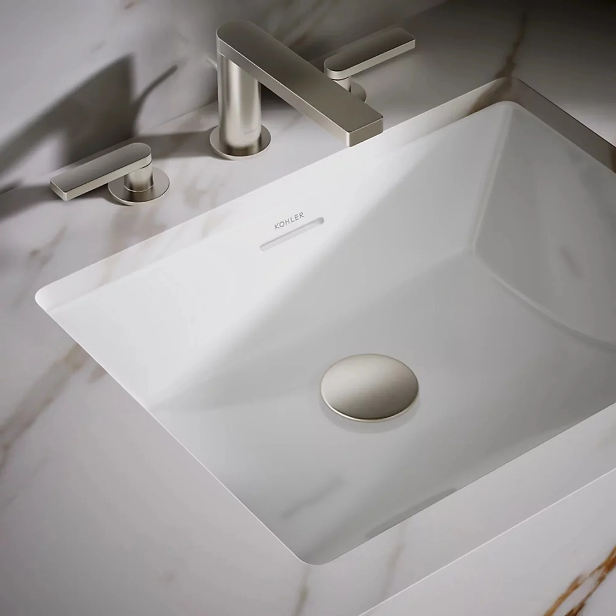 BRAZN 21-INCH RECTANGULAR UNDERMOUNT BATHROOM SINK - Image 8