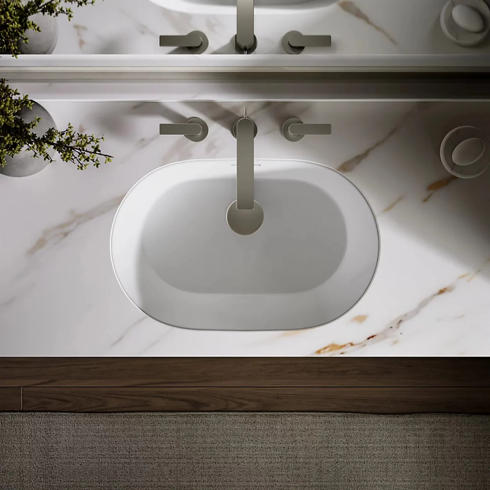BRAZN 24-INCH OVAL UNDERMOUNT BATHROOM SINK - Image 11