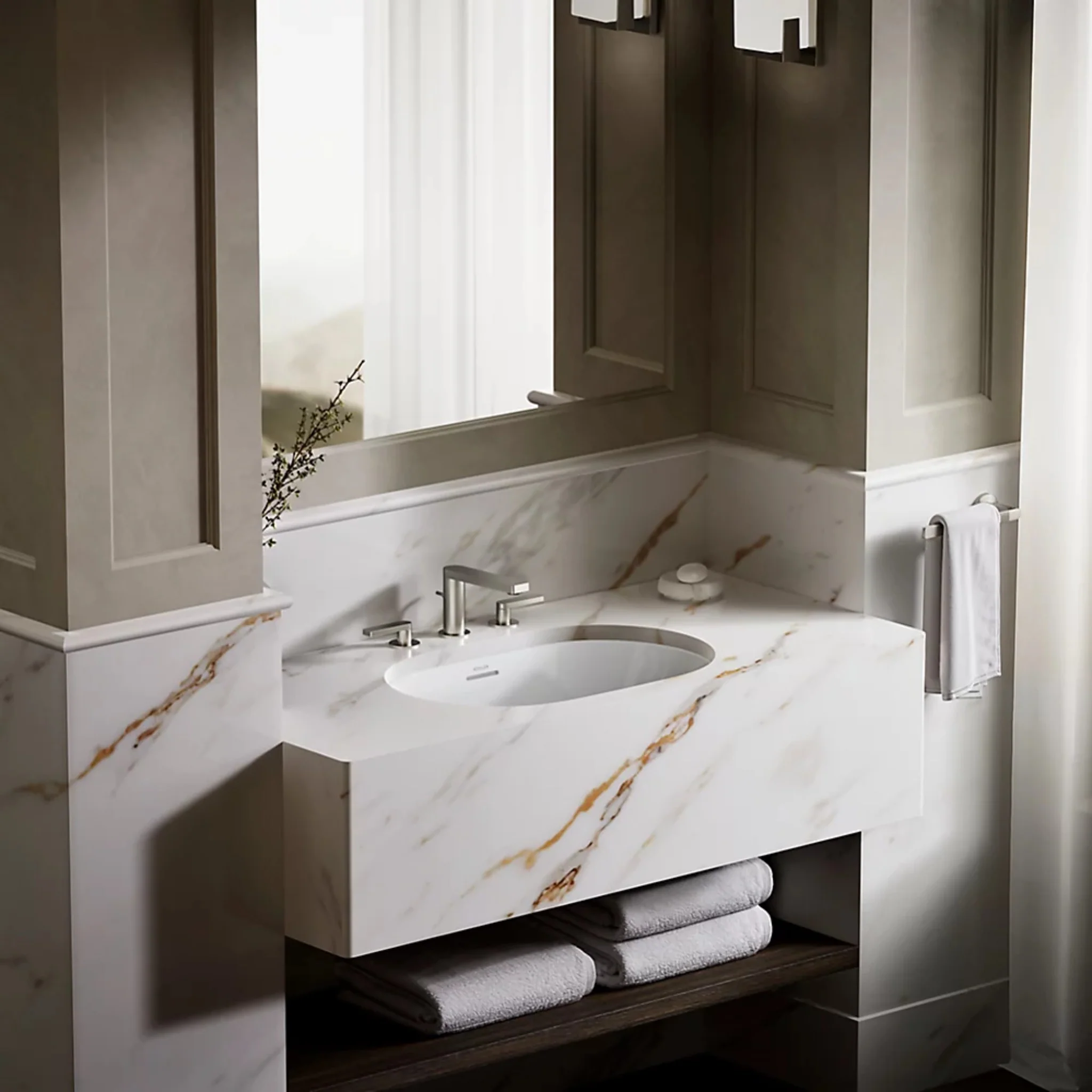 BRAZN 24-INCH OVAL UNDERMOUNT BATHROOM SINK - Image 5
