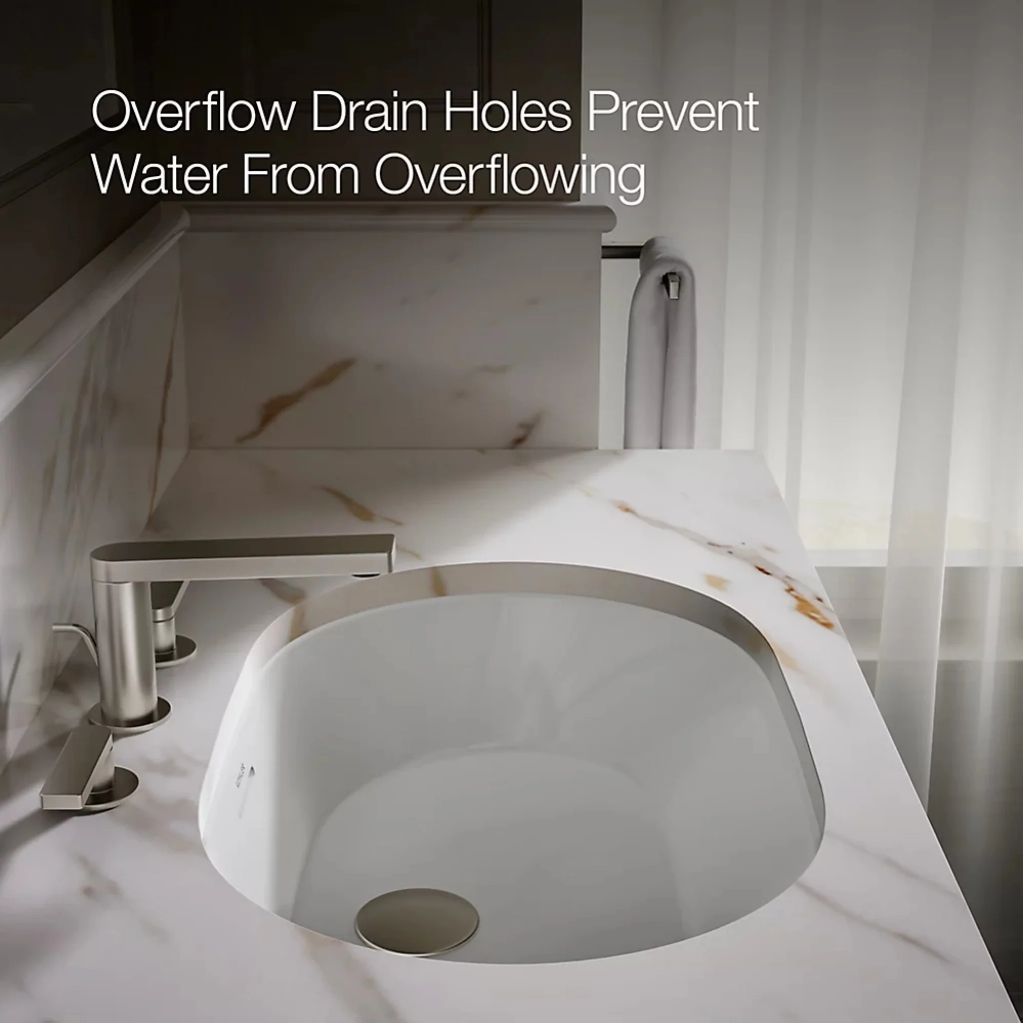 BRAZN 24-INCH OVAL UNDERMOUNT BATHROOM SINK - Image 7