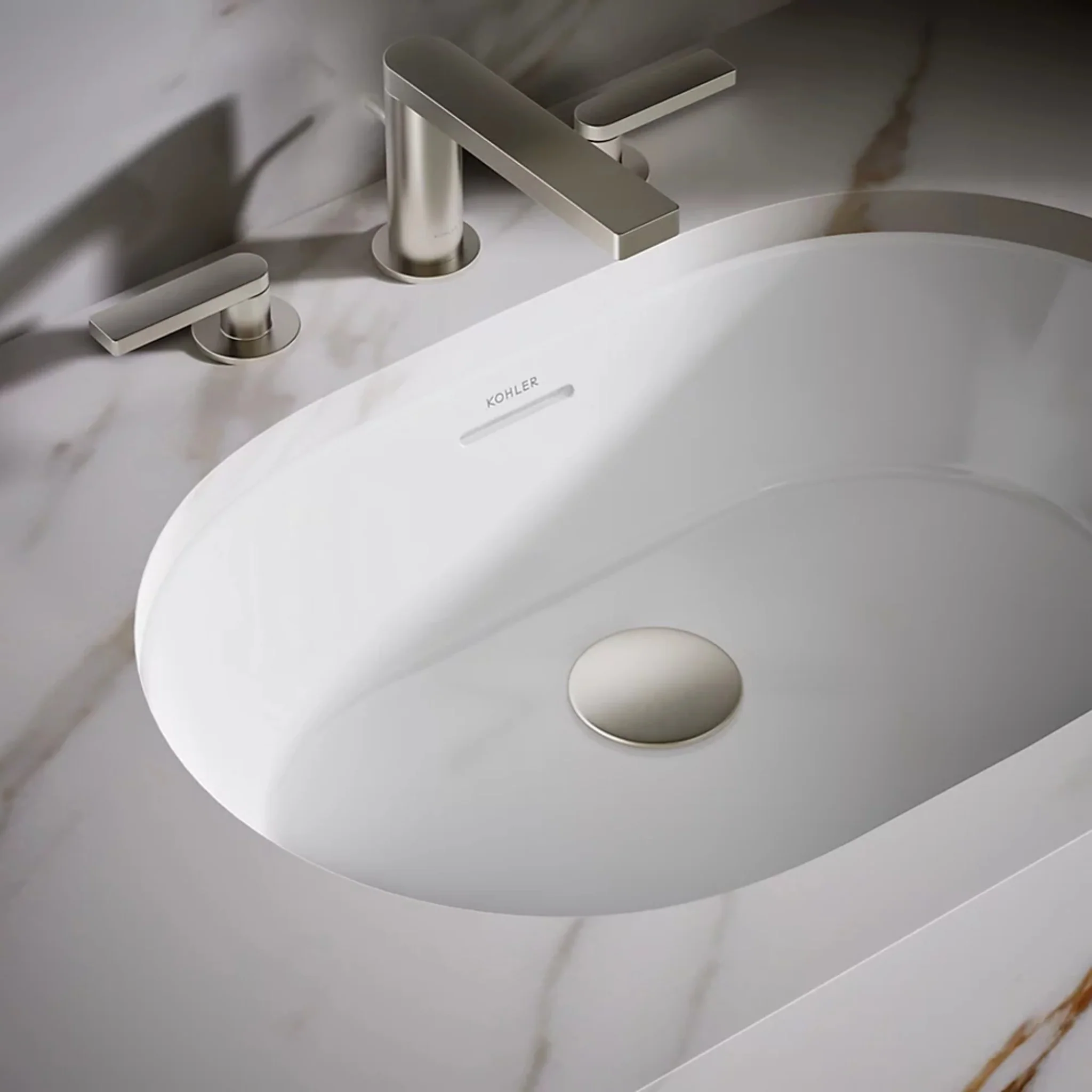 BRAZN 24-INCH OVAL UNDERMOUNT BATHROOM SINK - Image 8