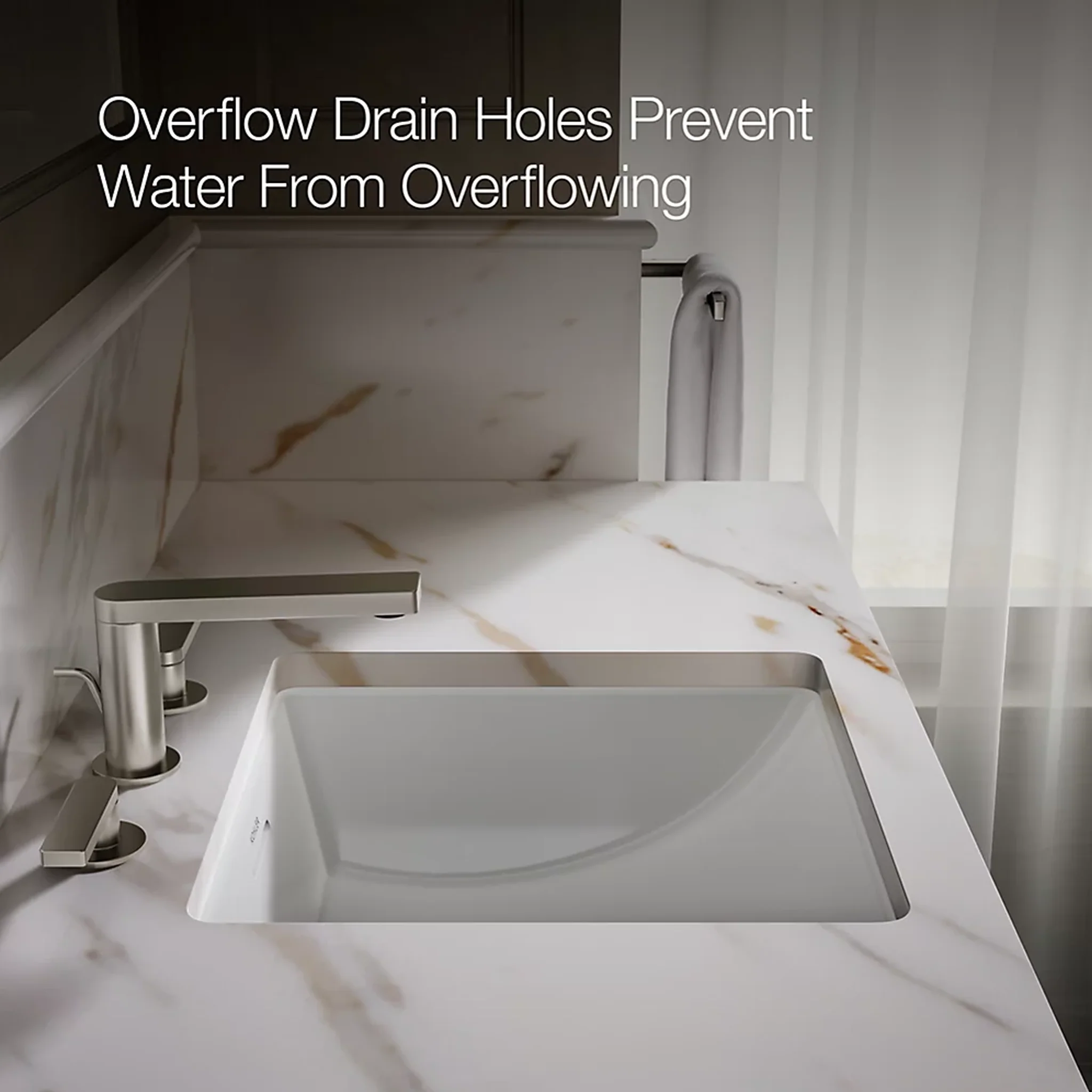 BRAZN® SQUARE UNDERMOUNT BATHROOM SINK - Image 5