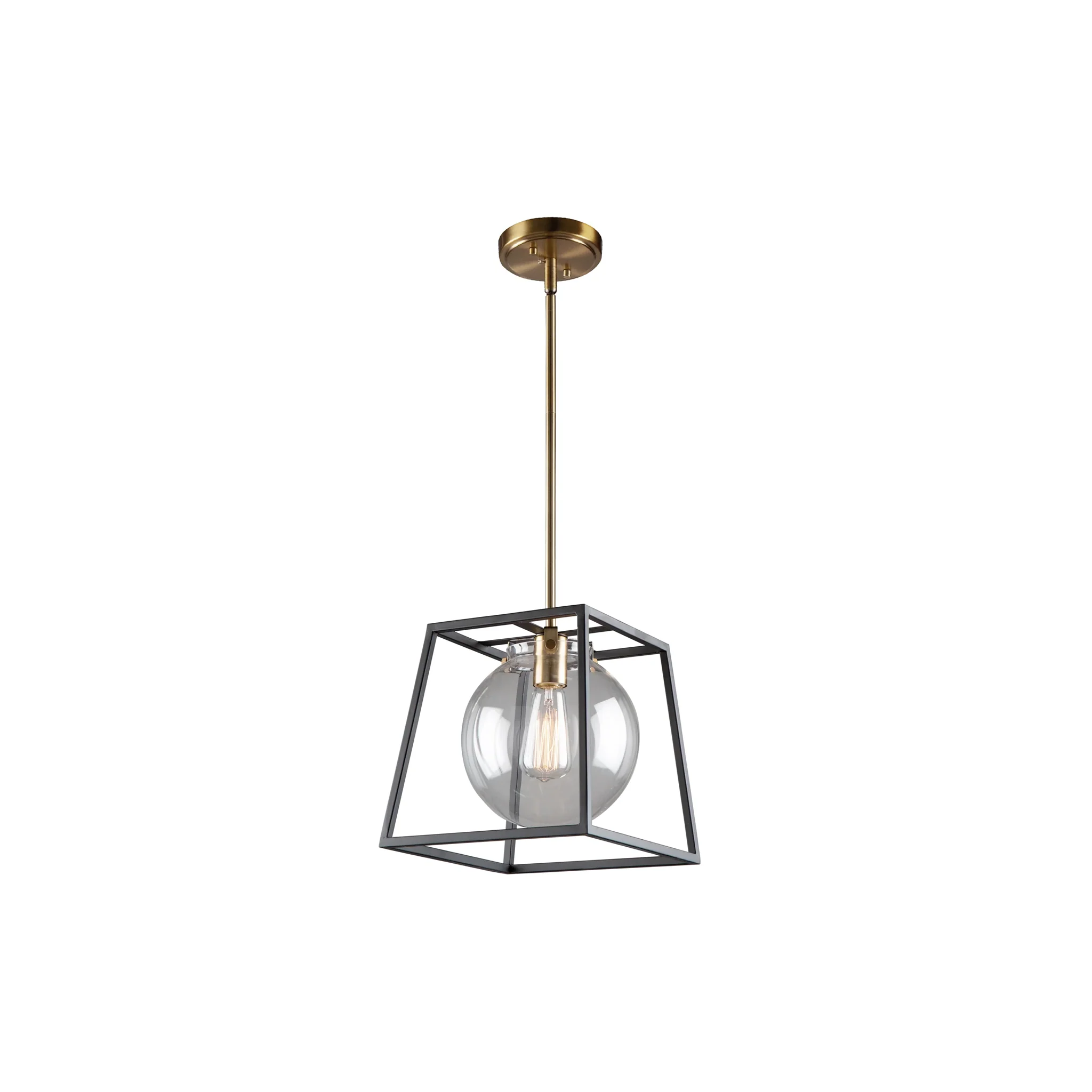 BRIDGETOWN ONE LIGHT CAGE PENDANT