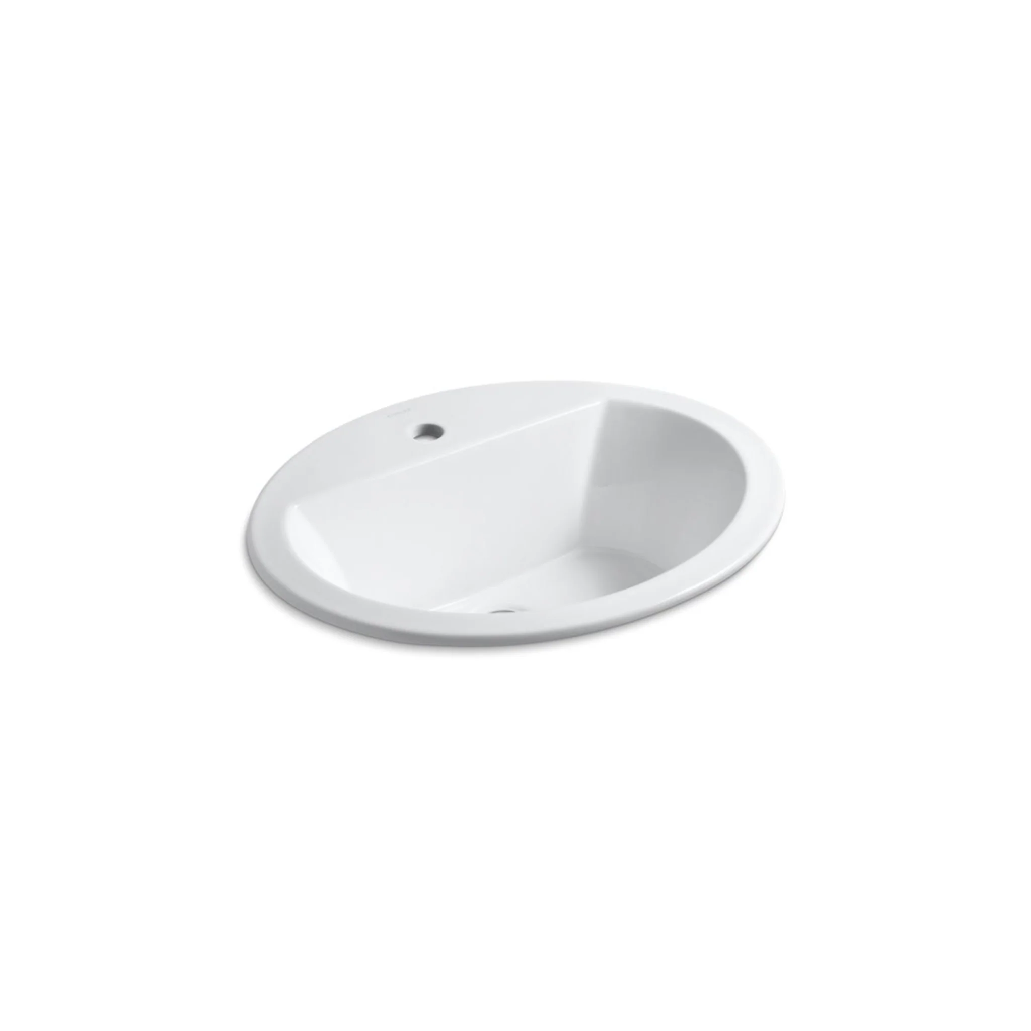 BRYANT® OVAL DROP IN BATHROOM SINK WITH SINGLE FAUCET HOLE