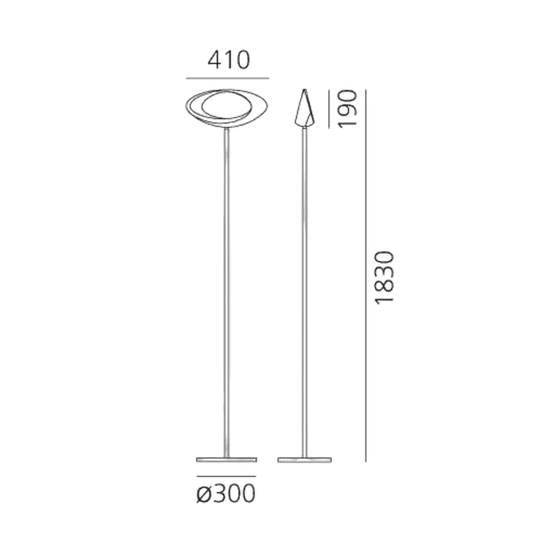 CABILDO 2700K LED FLOOR LAMP, 1180W - Image 3