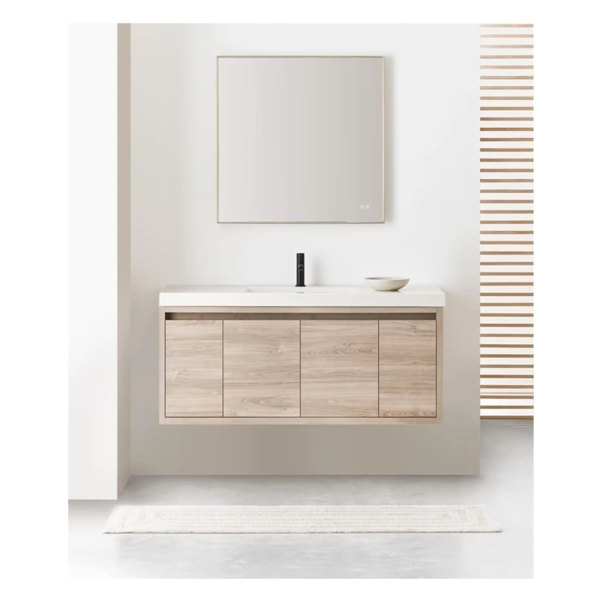 CADRE SQUARE LED BACKLIT BATHROOM MIRROR (MULTIPLE SIZES) - Image 10