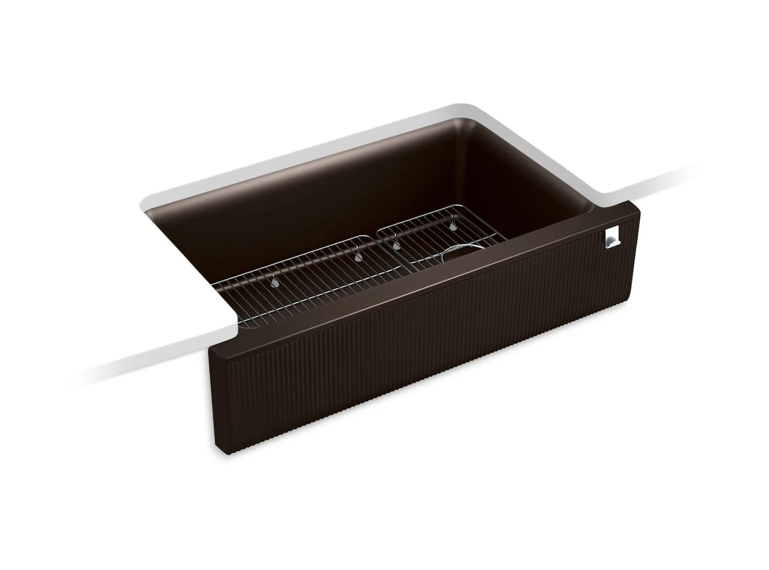 CAIRN 34" UNDERMOUNT SINGLE-BOWL FARMHOUSE KITCHEN SINK WITH FLUTED DESIGN - Image 2