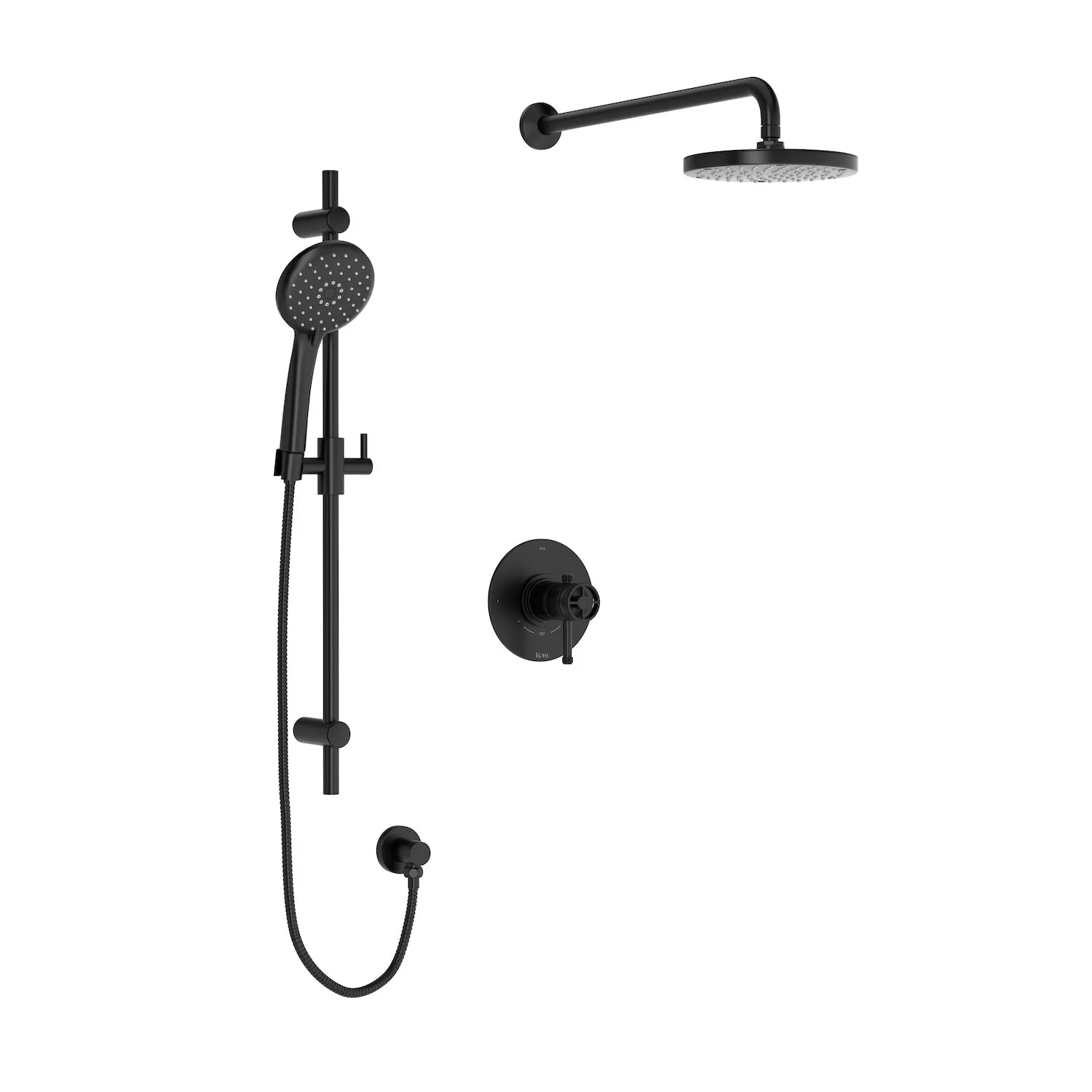 CAMPO 1/2" THERMOSTATIC & PRESSURE BALANCE 3 FUNCTION SYSTEM TRIM WITH INTEGRATED VOLUME CONTROL