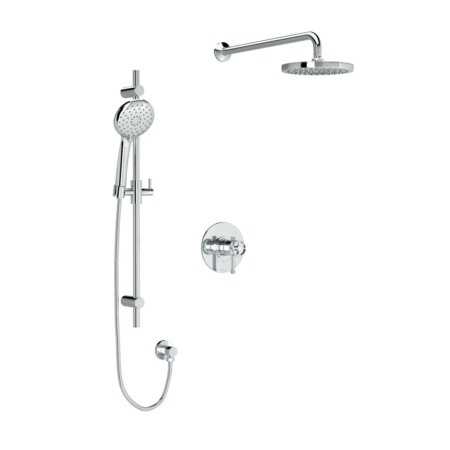 CAMPO 1/2" THERMOSTATIC & PRESSURE BALANCE 3 FUNCTION SYSTEM TRIM WITH INTEGRATED VOLUME CONTROL - Image 2
