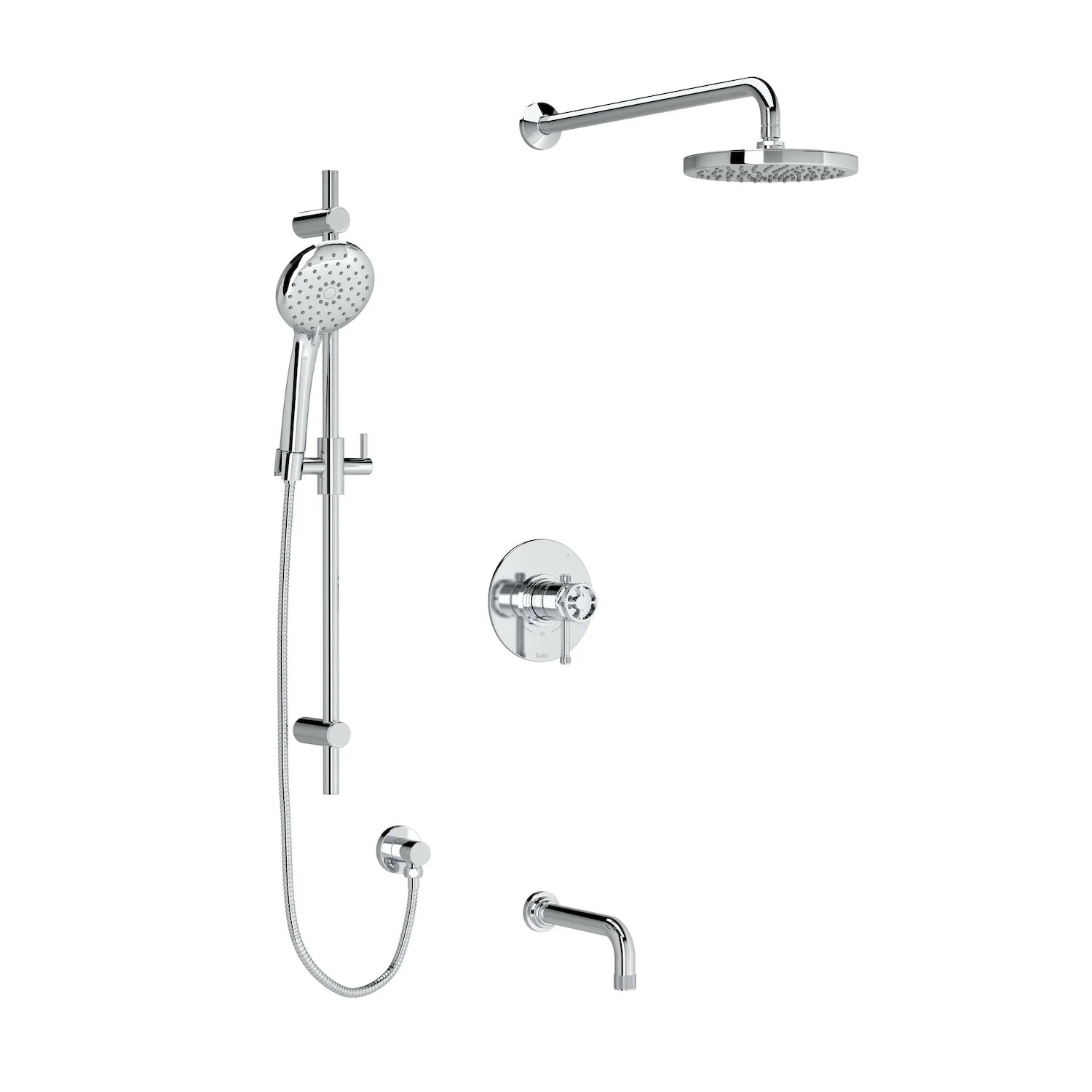 CAMPO 1/2" THERMOSTATIC & PRESSURE BALANCE 3 FUNCTION SYSTEM WITH INTEGRATED VOLUME CONTROL - Image 2