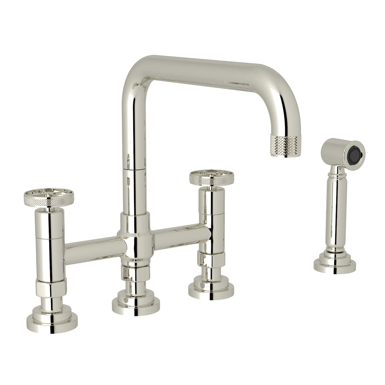 CAMPO BRIDGE KITCHEN FAUCET WITH SIDE SPRAY (WHEEL HANDLE) - Image 3