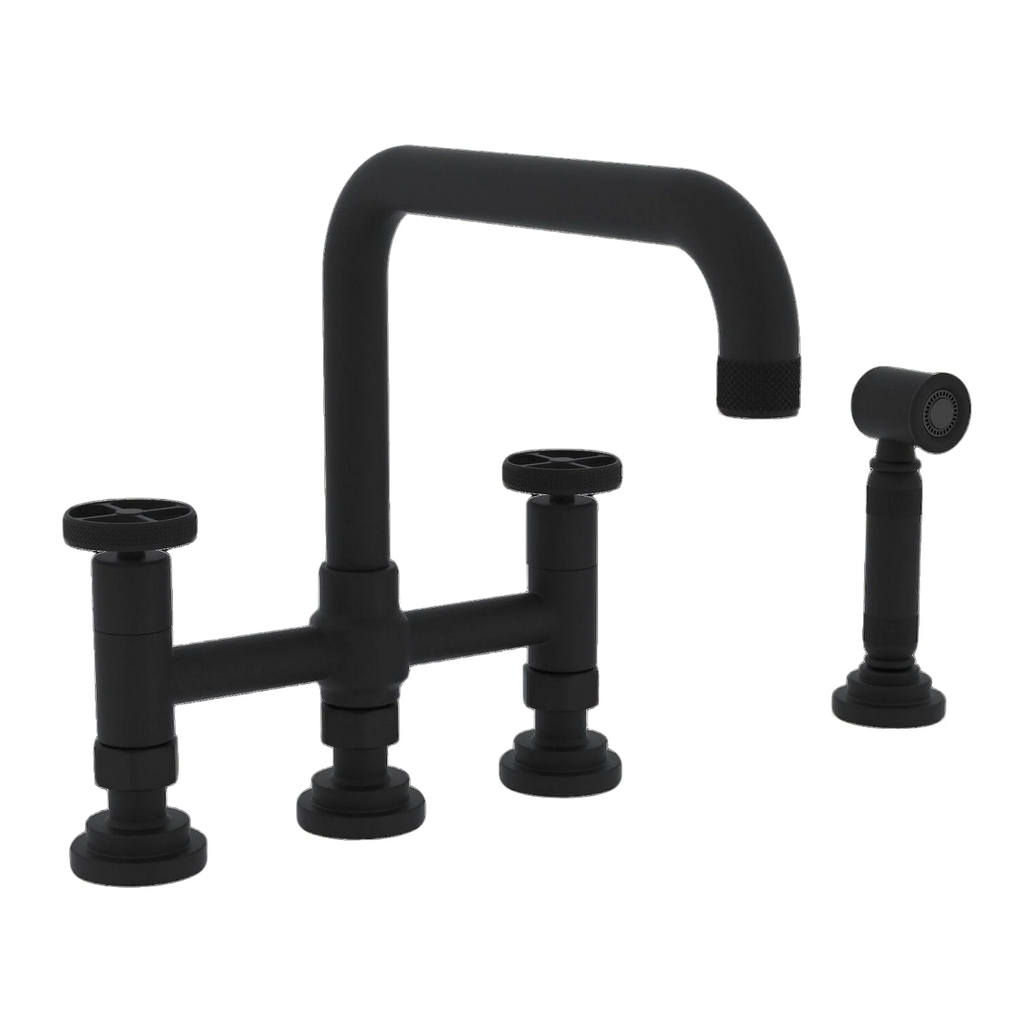 CAMPO BRIDGE KITCHEN FAUCET WITH SIDE SPRAY (WHEEL HANDLE) - Image 7