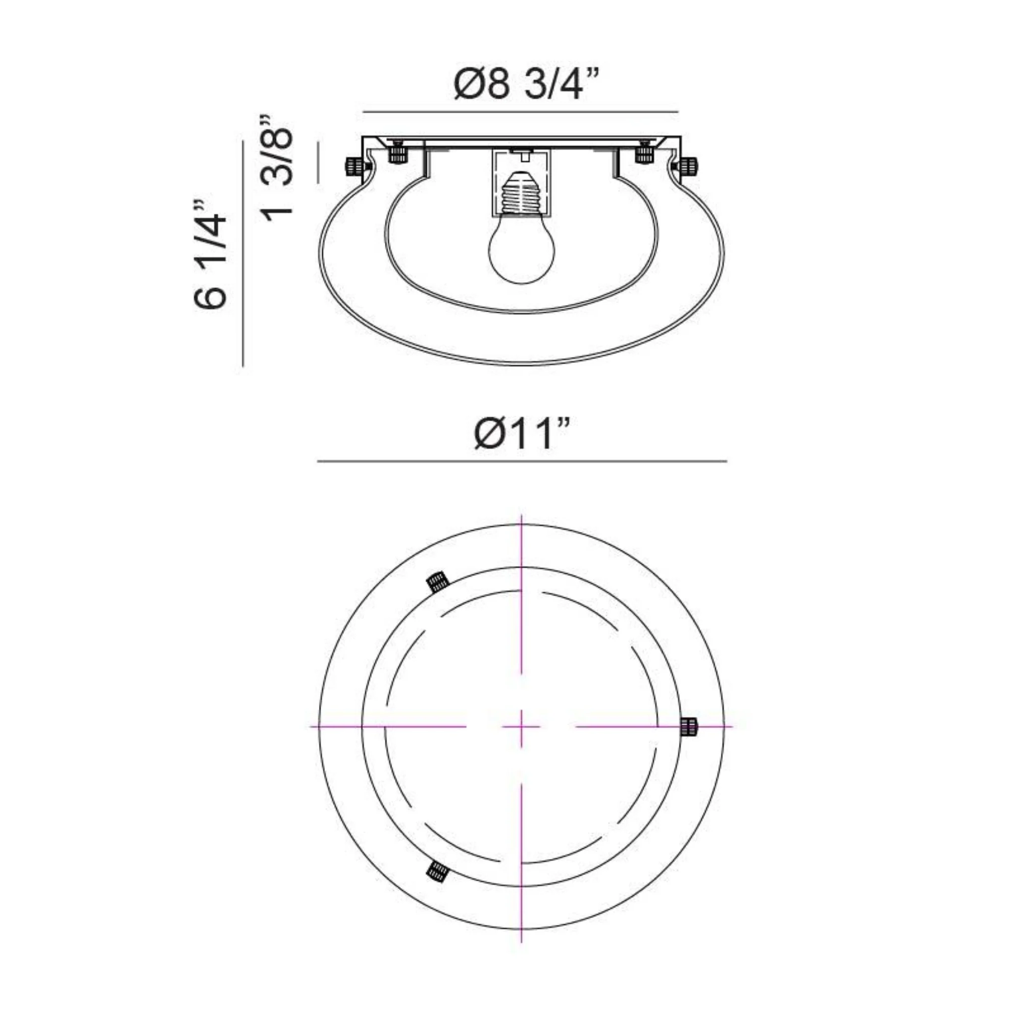 CASPIAN LED FLUSH MOUNT (MULTIPLE SIZES) - Image 6