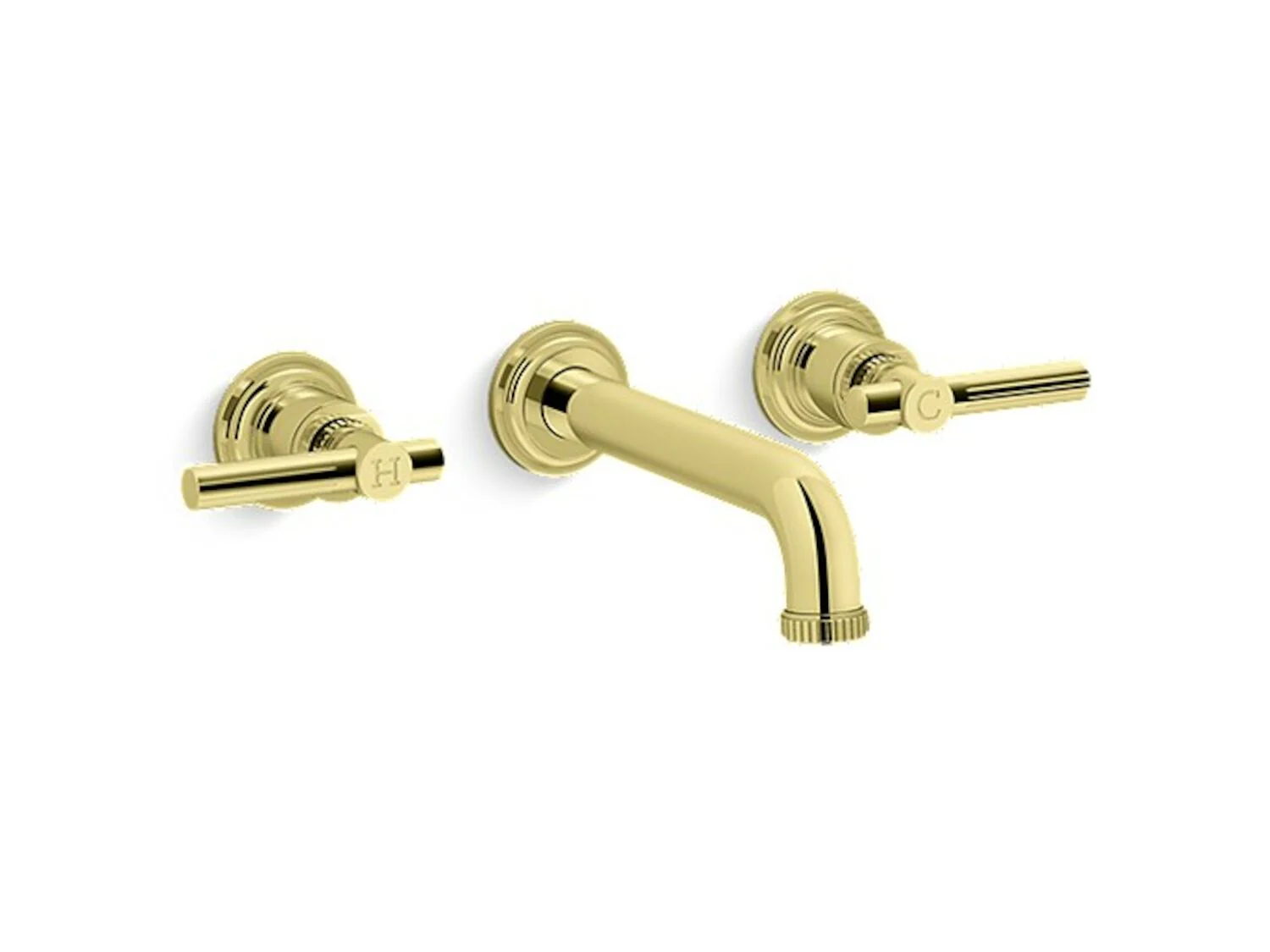 CENTRAL PARK WEST WALL-MOUNT SINK FAUCET WITH LEVER HANDLES - Image 3