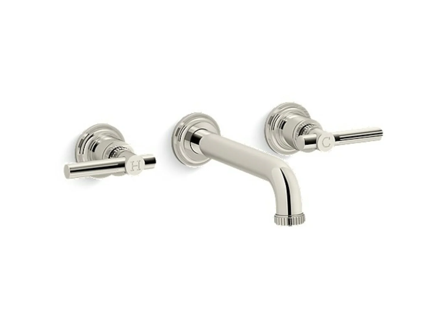 CENTRAL PARK WEST WALL-MOUNT SINK FAUCET WITH LEVER HANDLES - Image 4