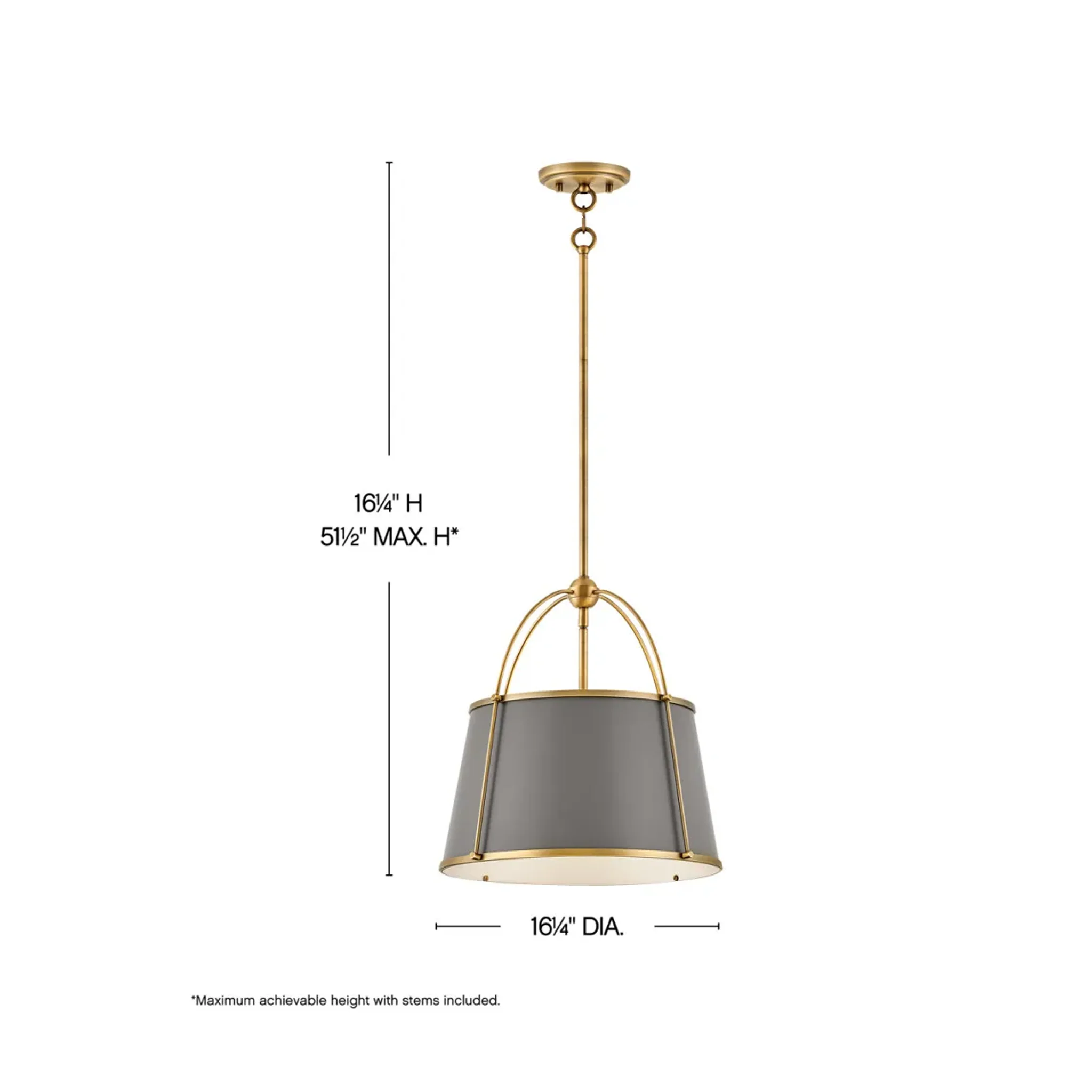 CLARKE LARGE DRUM PENDANT - Image 5