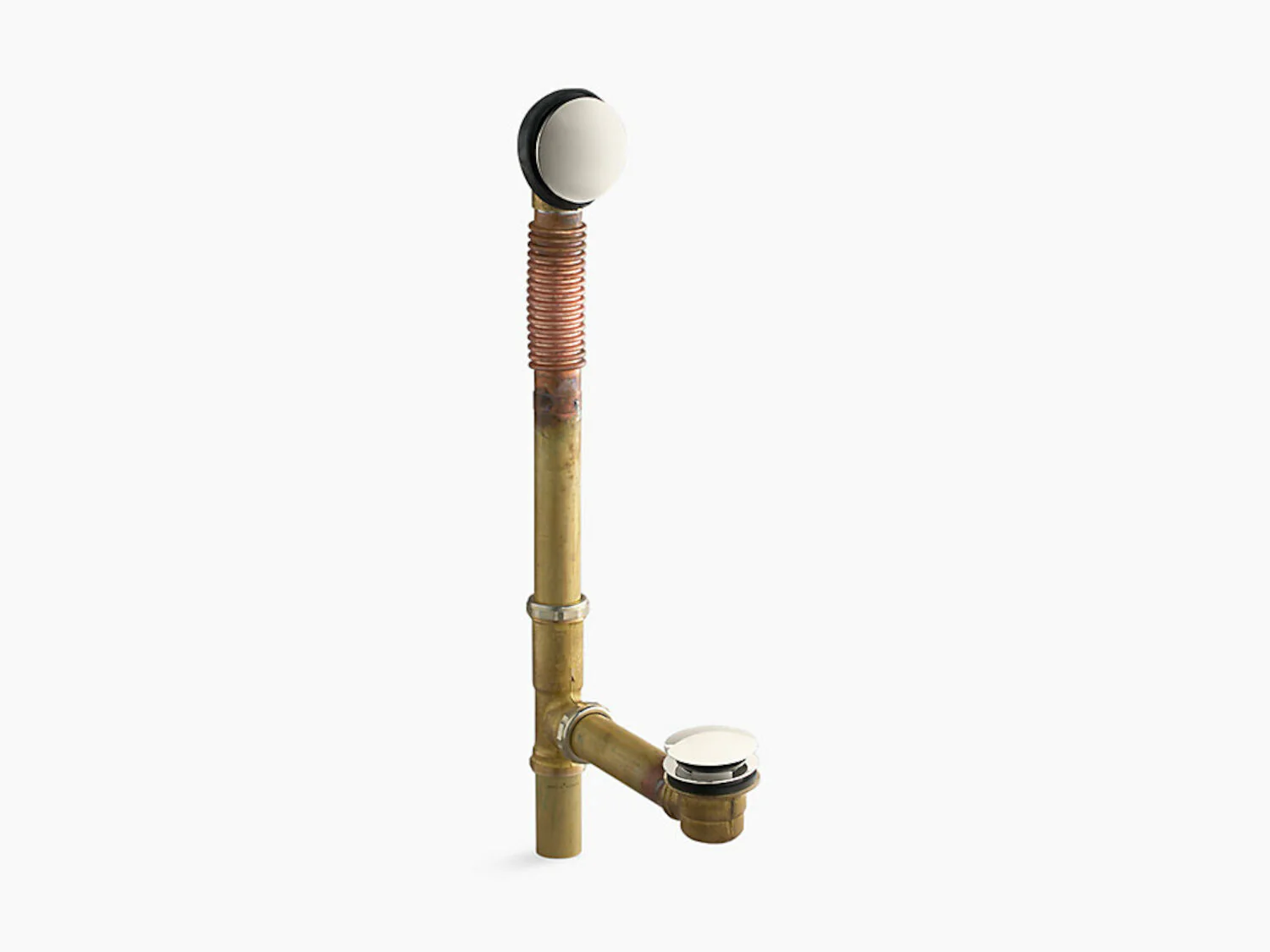 CLEARFLO BRASS TOE TAP BATH DRAIN - Image 4