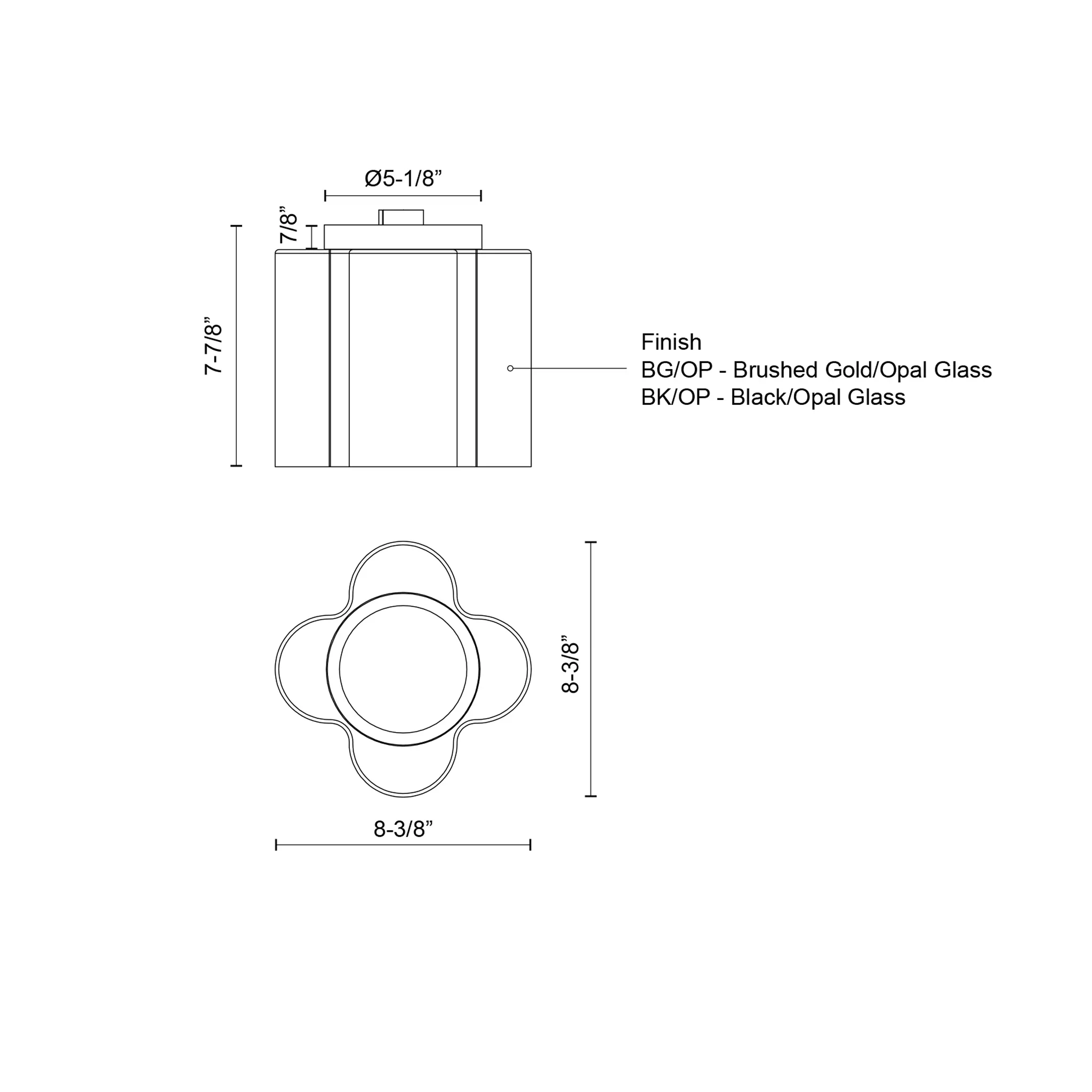 CLOVER FLUSH MOUNT - Image 4
