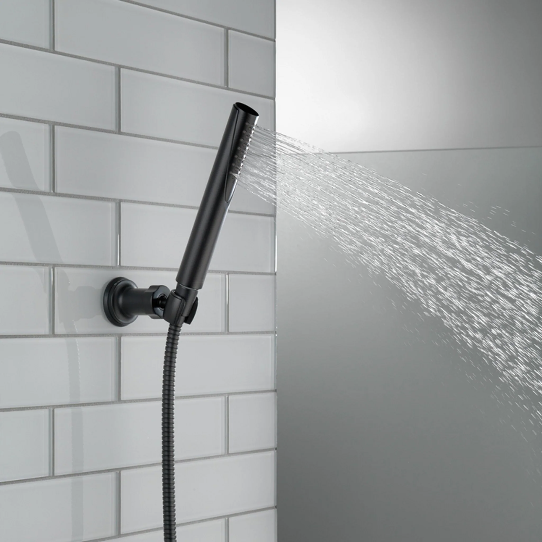 COMPEL® PREMIUM SINGLE-SETTING ADJUSTABLE WALL MOUNT HAND SHOWER IN CHROME - Image 2
