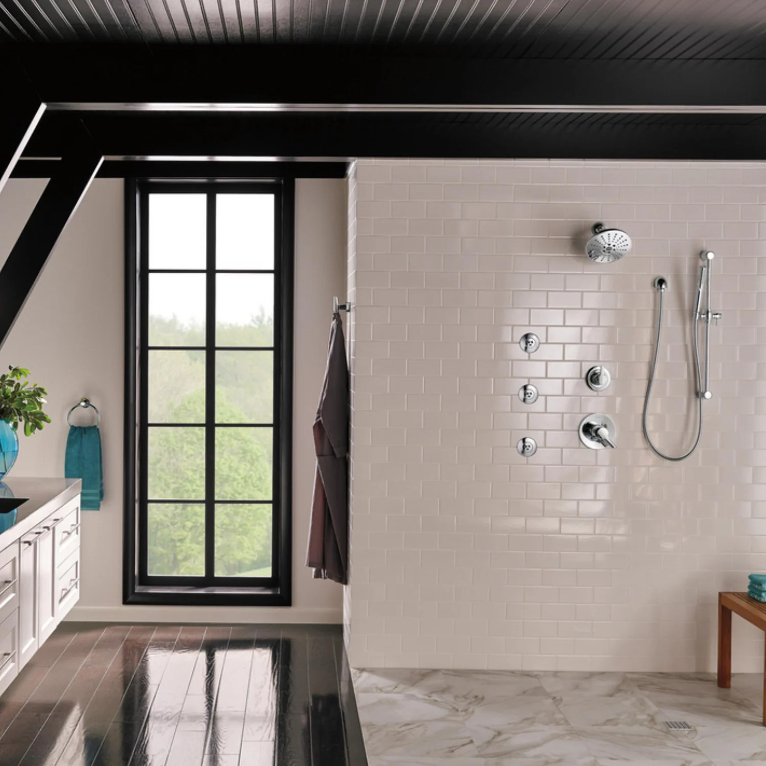 COMPEL® PREMIUM SINGLE-SETTING SLIDE BAR HAND SHOWER IN CHROME - Image 6