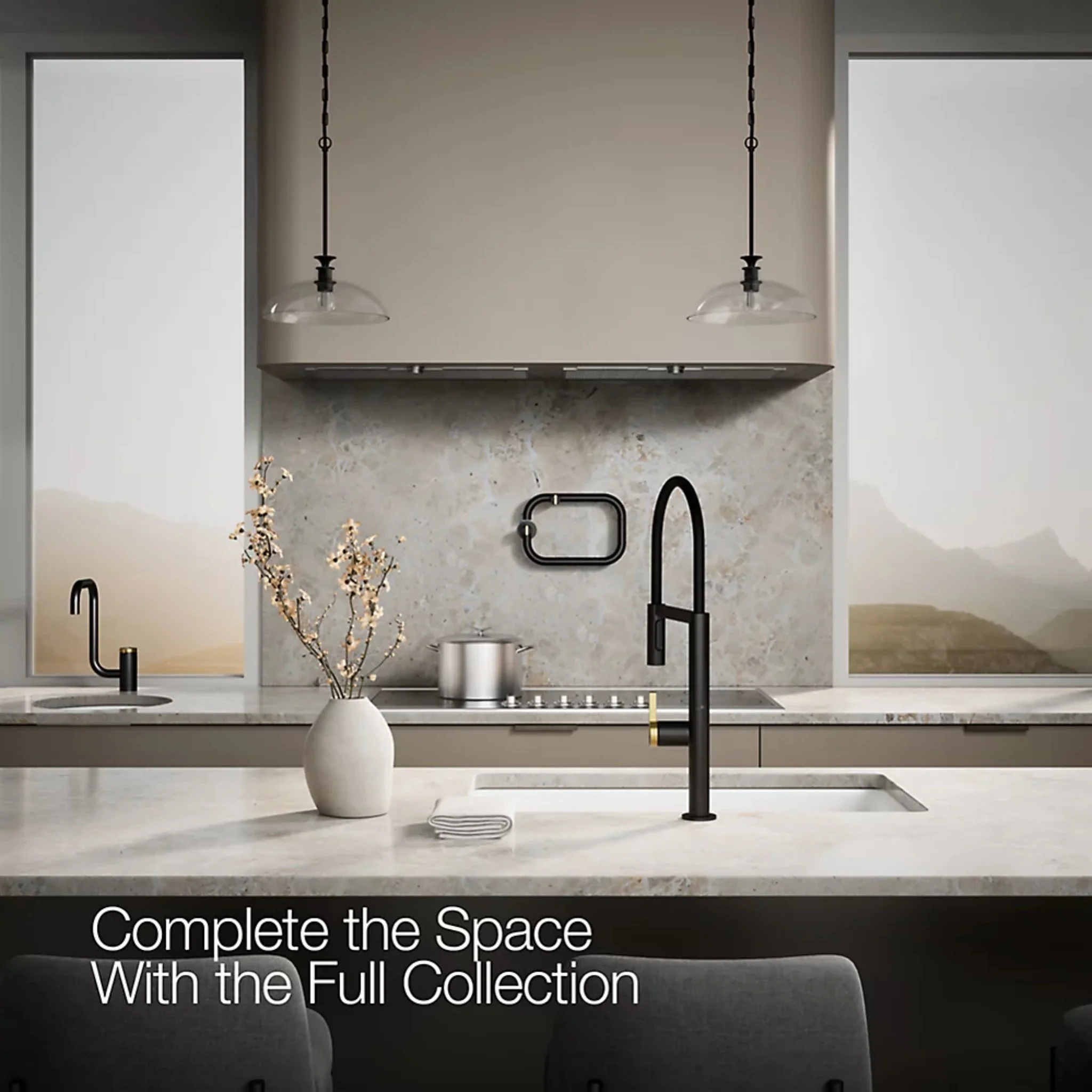COMPONENTS® SEMI-PROFESSIONAL KITCHEN SINK FAUCET WITH TWO-FUNCTION SPRAYHEAD - Image 15