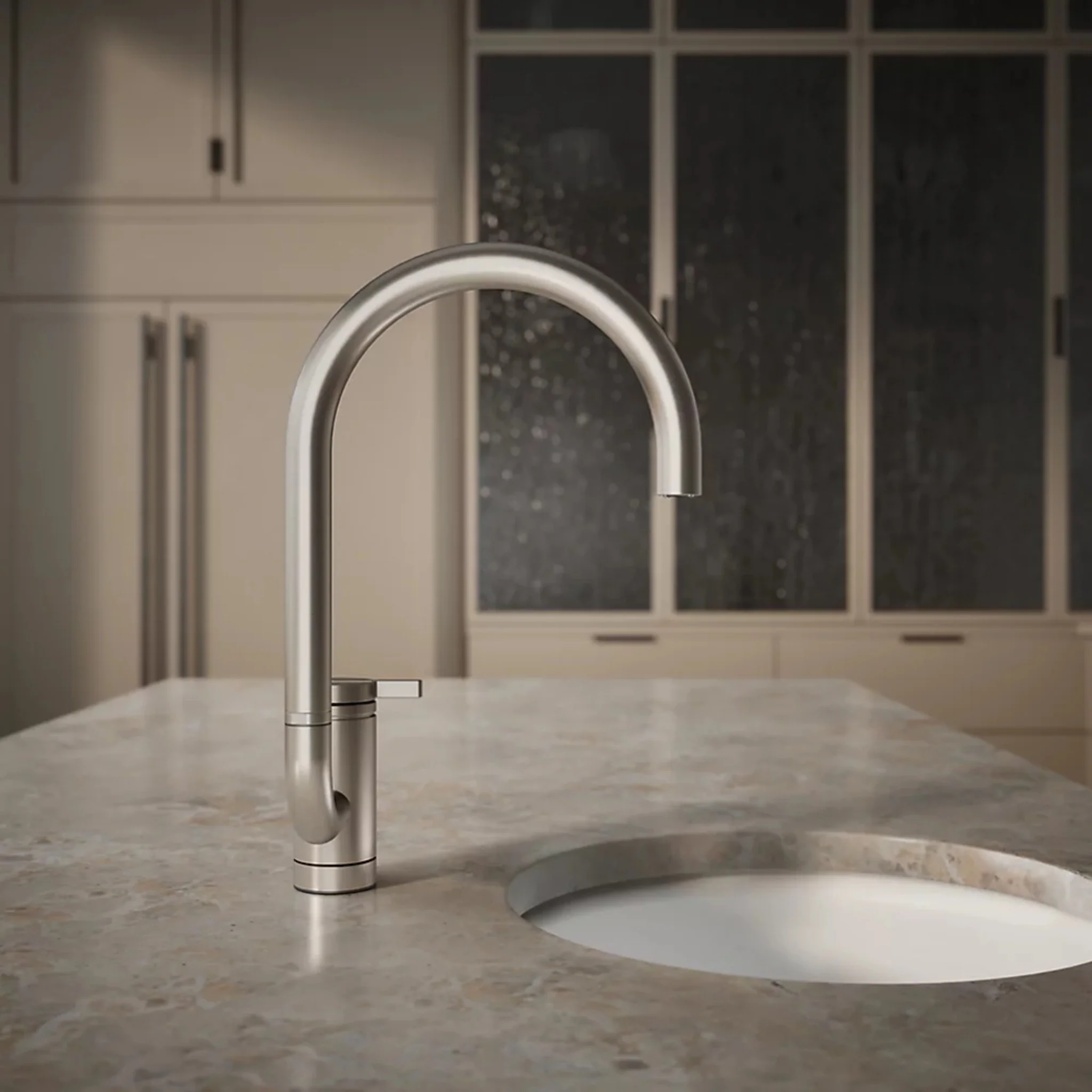 COMPONENTS® SINGLE-HANDLE BAR SINK FAUCET WITH TWO-FUNCTION EXTENDED-REACH ARC SPOUT - Image 12