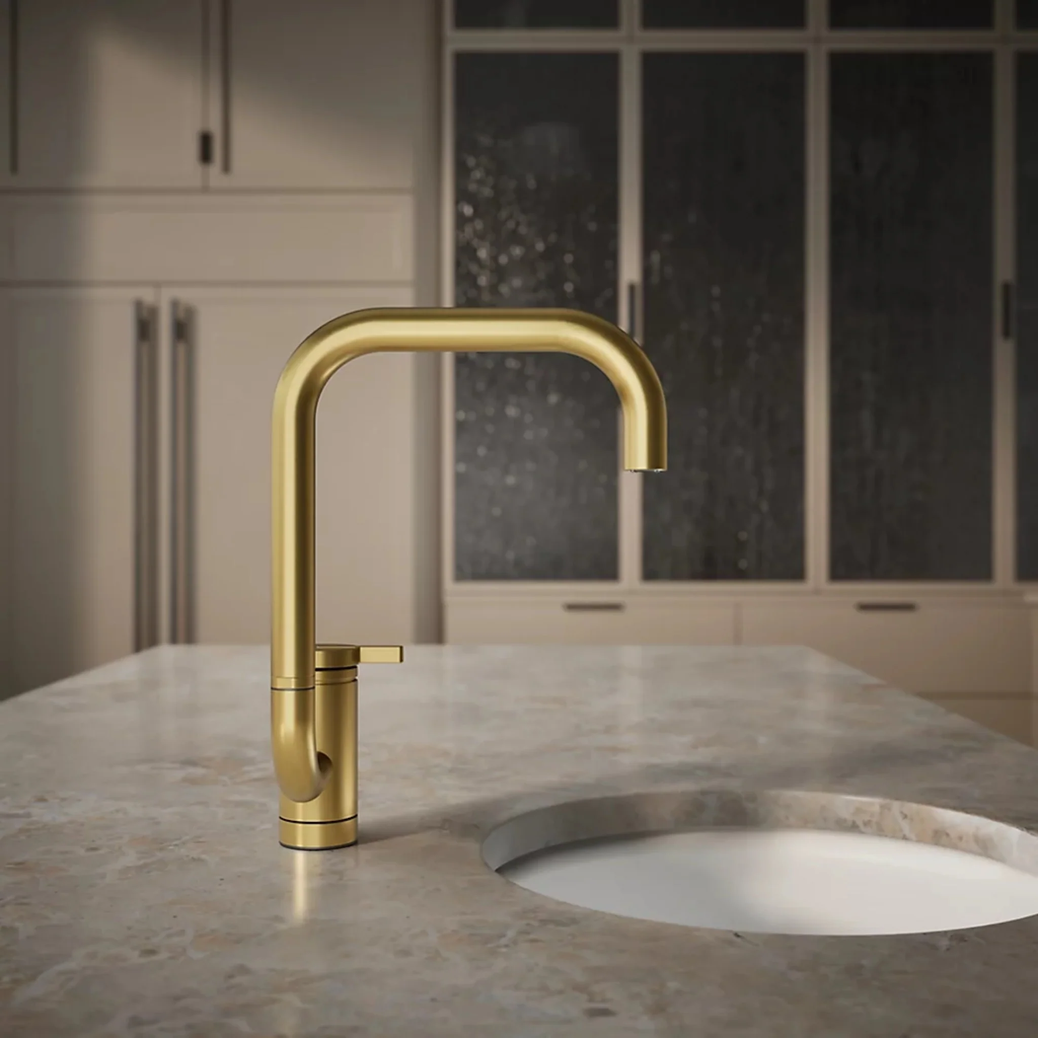 COMPONENTS® SINGLE-HANDLE BAR SINK FAUCET WITH TWO-FUNCTION EXTENDED-REACH SQUARE SPOUT - Image 2