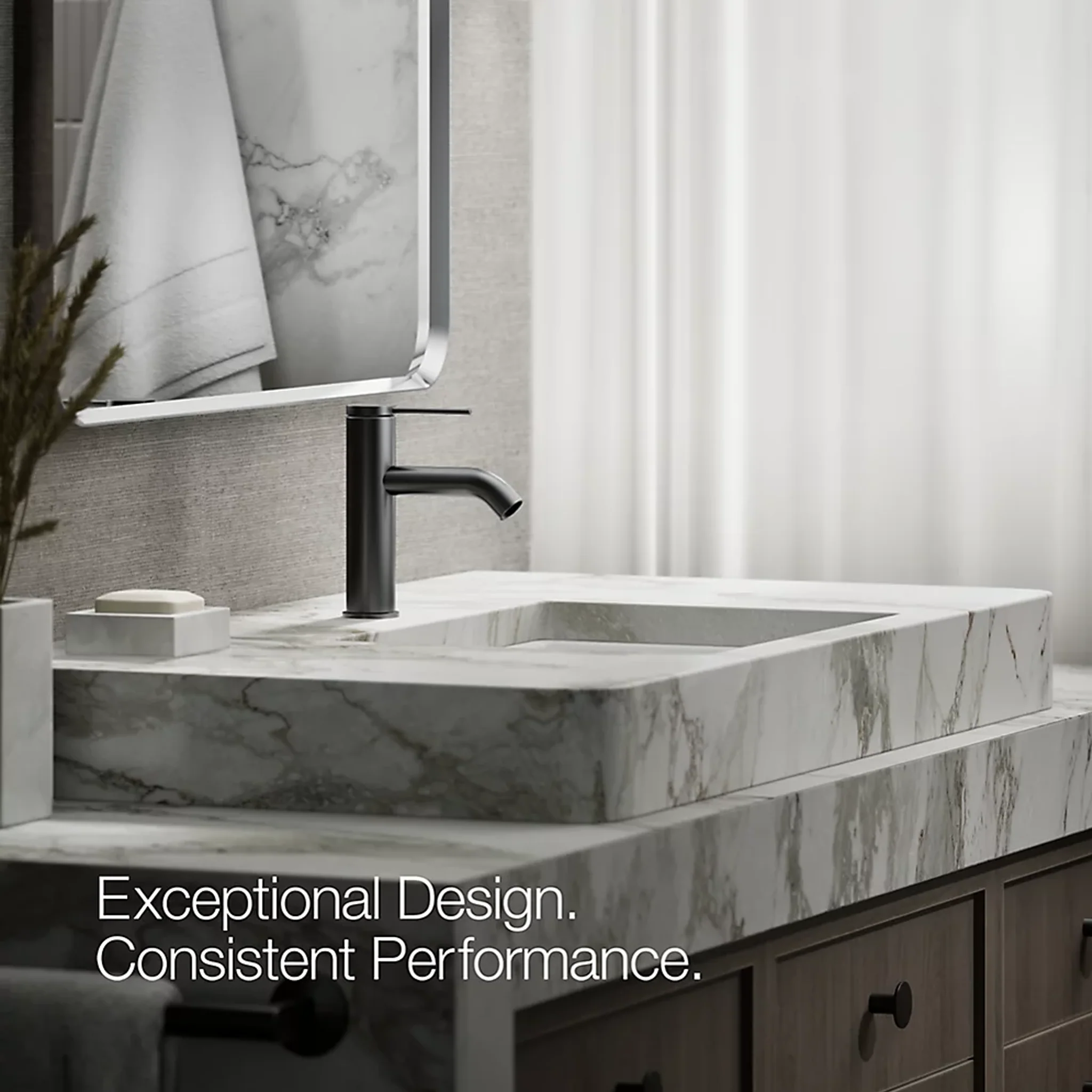 COMPONENTS SINGLE-HANDLE BATHROOM SINK FAUCET, 1.2 GPM - Image 7