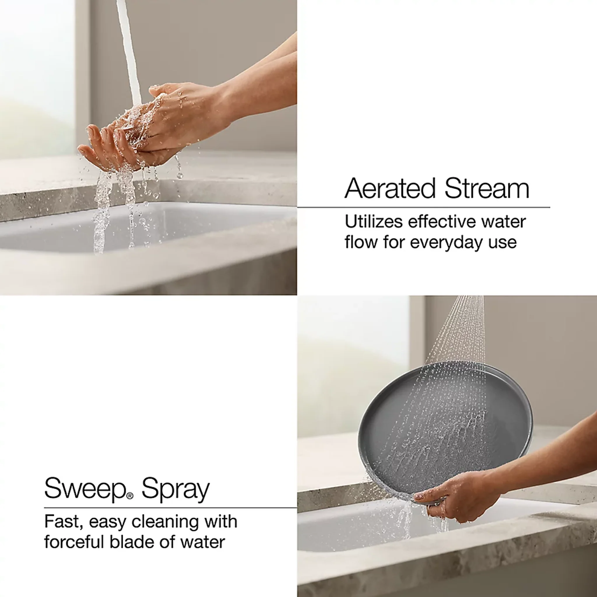 COMPONENTS® TOUCHLESS SQUARE SPOUT PULL-DOWN KITCHEN SINK FAUCET WITH TWO-FUNCTION SPRAYHEAD - Image 15