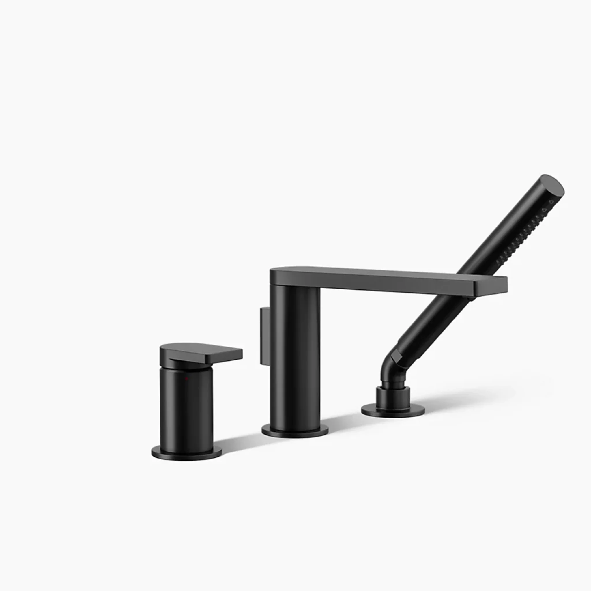 COMPOSED DECK MOUNT BATH FAUCET WITH HANDSHOWER