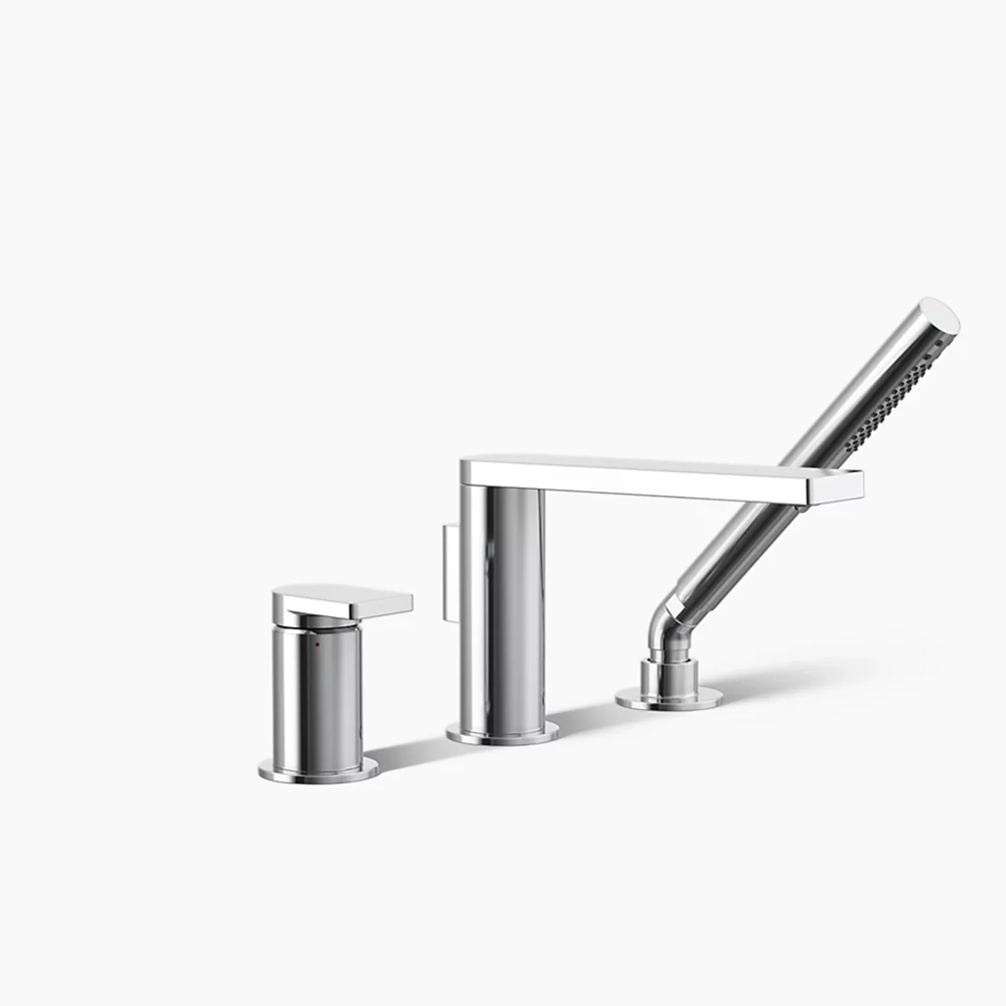 COMPOSED DECK MOUNT BATH FAUCET WITH HANDSHOWER - Image 3