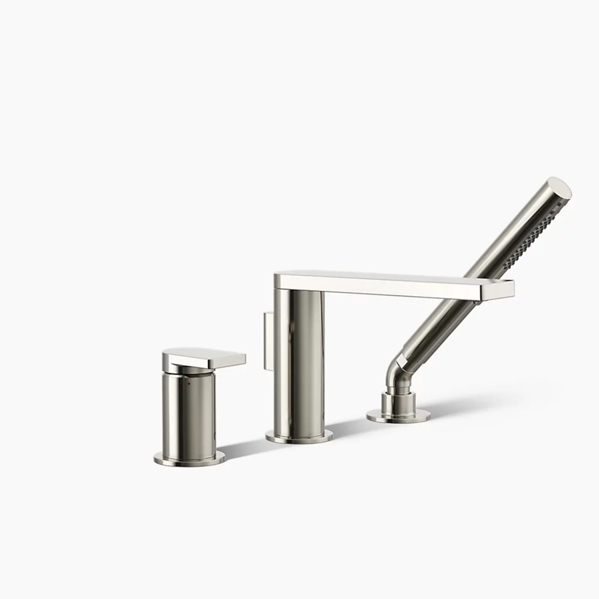 COMPOSED DECK MOUNT BATH FAUCET WITH HANDSHOWER - Image 4