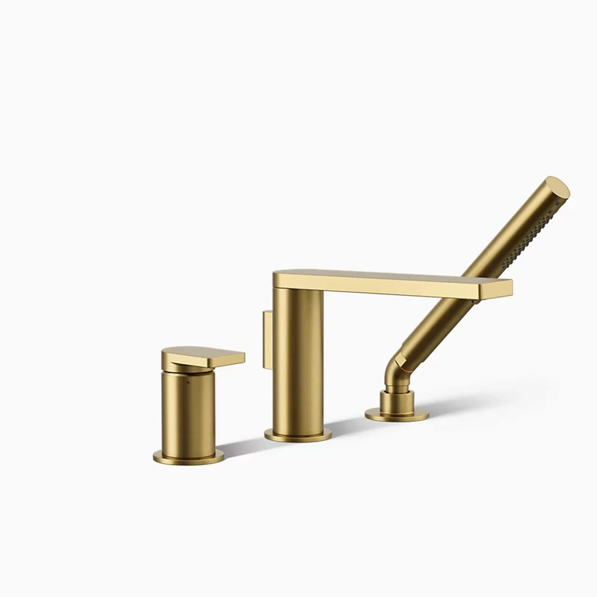 COMPOSED DECK MOUNT BATH FAUCET WITH HANDSHOWER - Image 7