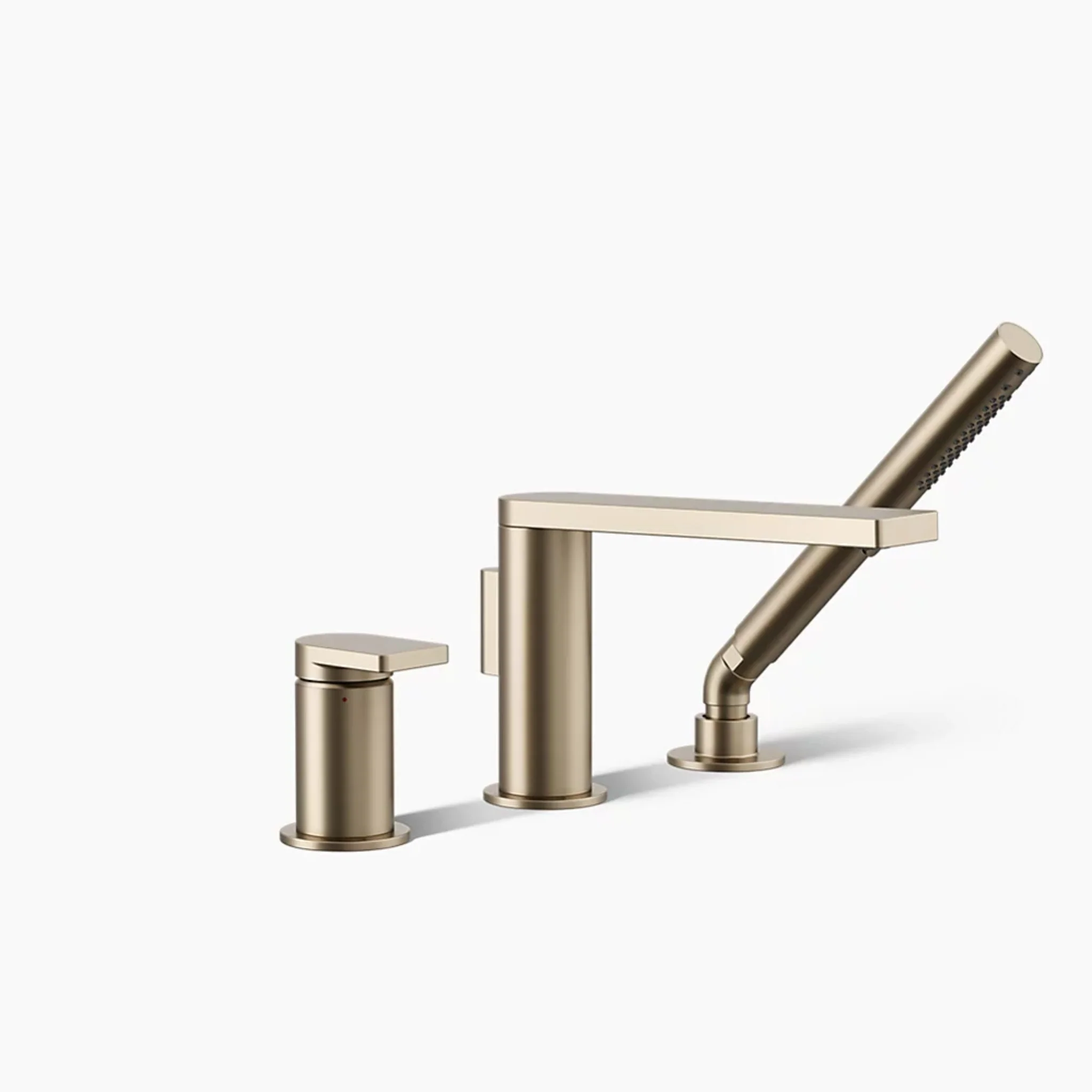 COMPOSED DECK MOUNT BATH FAUCET WITH HANDSHOWER - Image 9