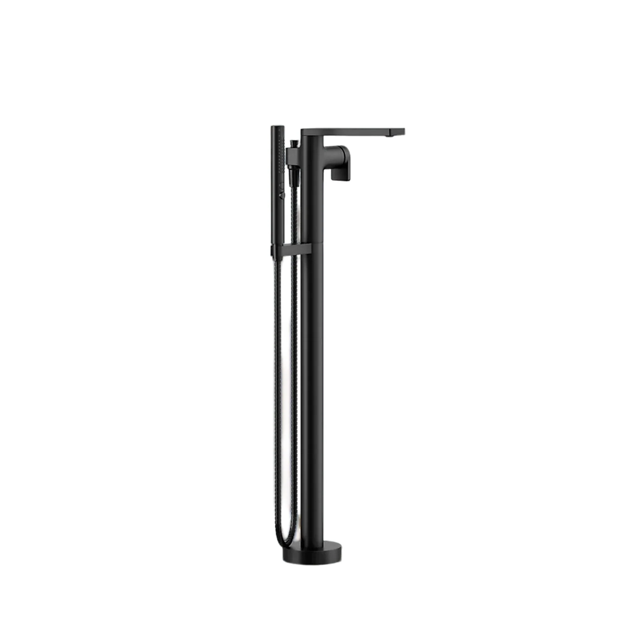COMPOSED FLOOR MOUNT BATH FILLER TRIM WITH HANDSHOWER
