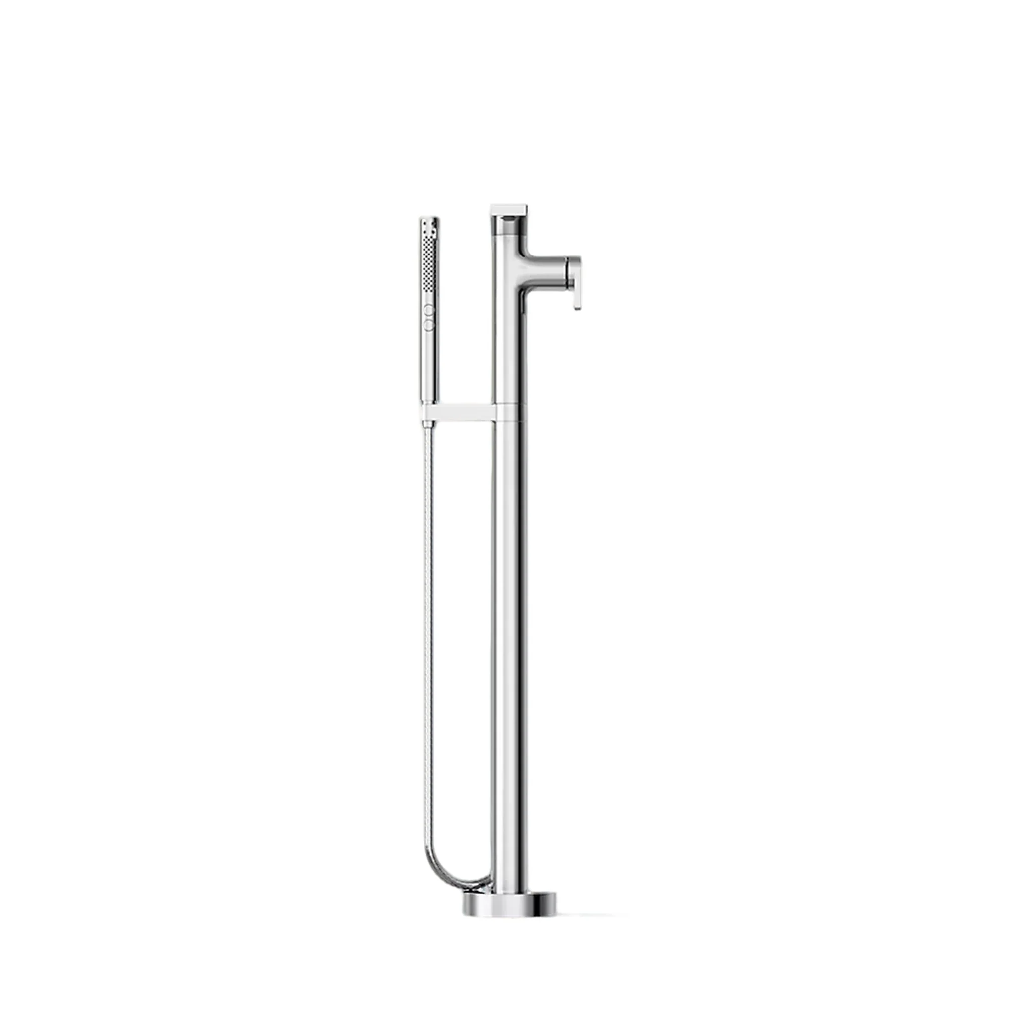 COMPOSED FLOOR MOUNT BATH FILLER TRIM WITH HANDSHOWER - Image 31